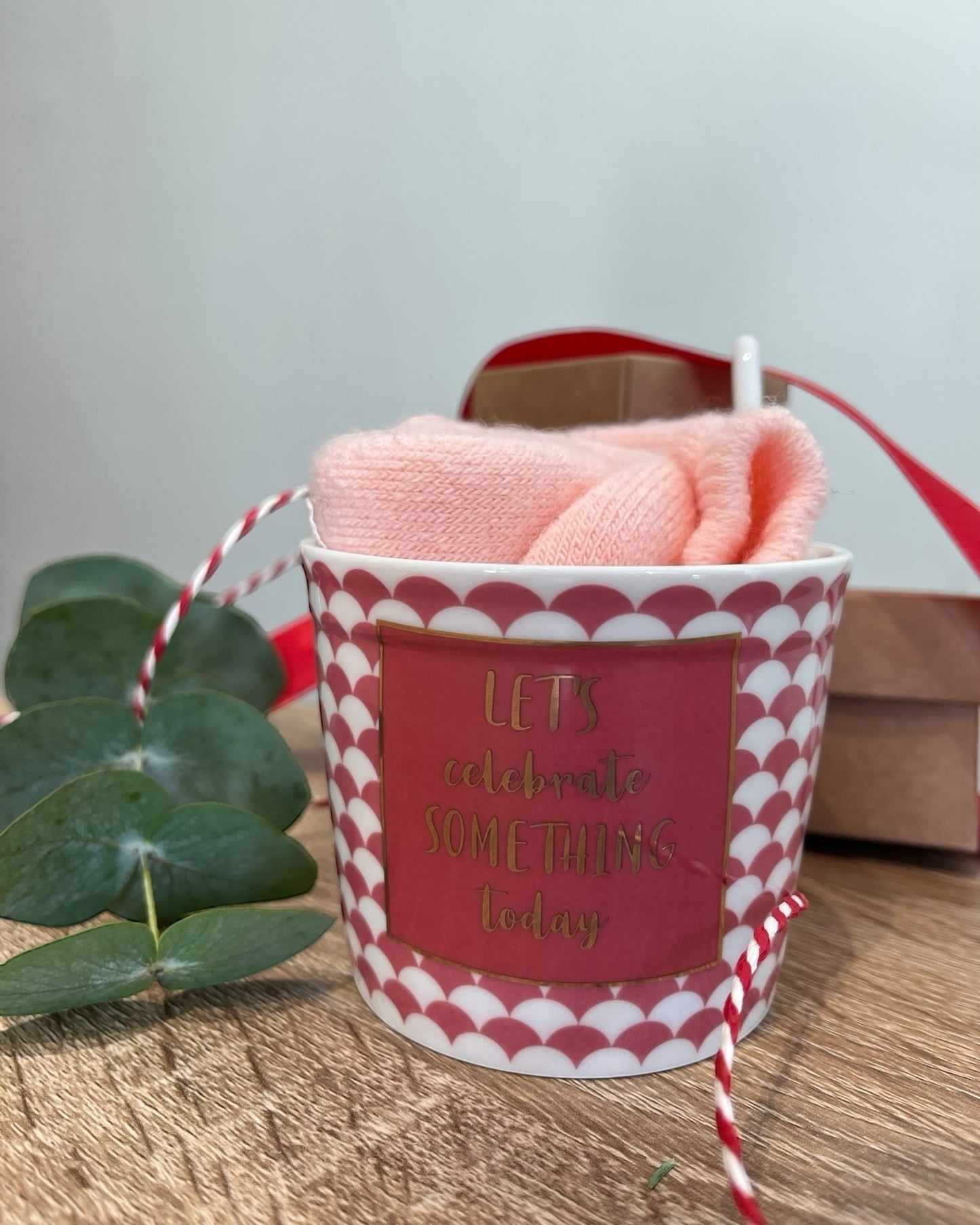 Set natalizio tazza + calzino