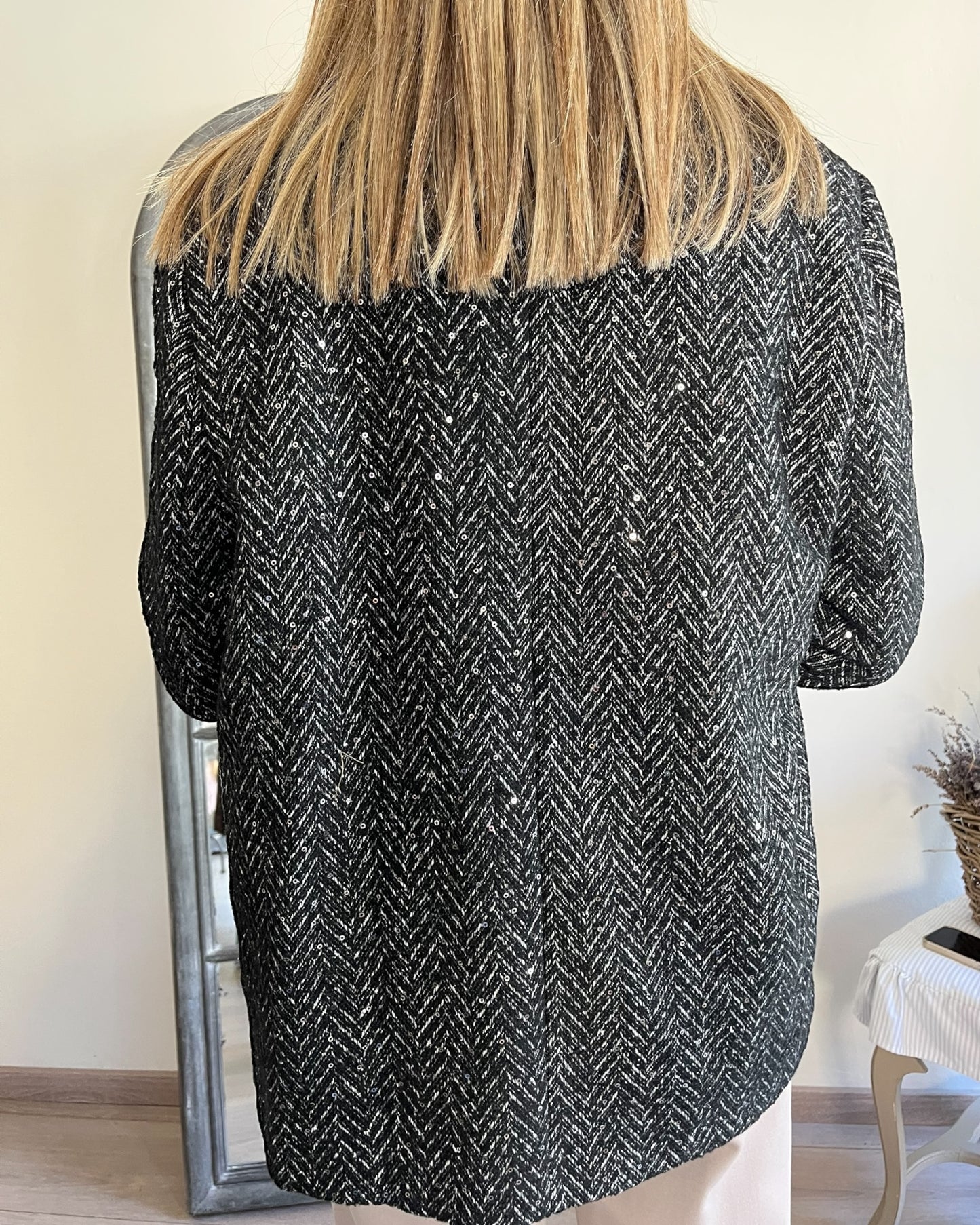 Blazer con bottoni automatici art. L15YBF CIELO Lola by Sandro FERRONE