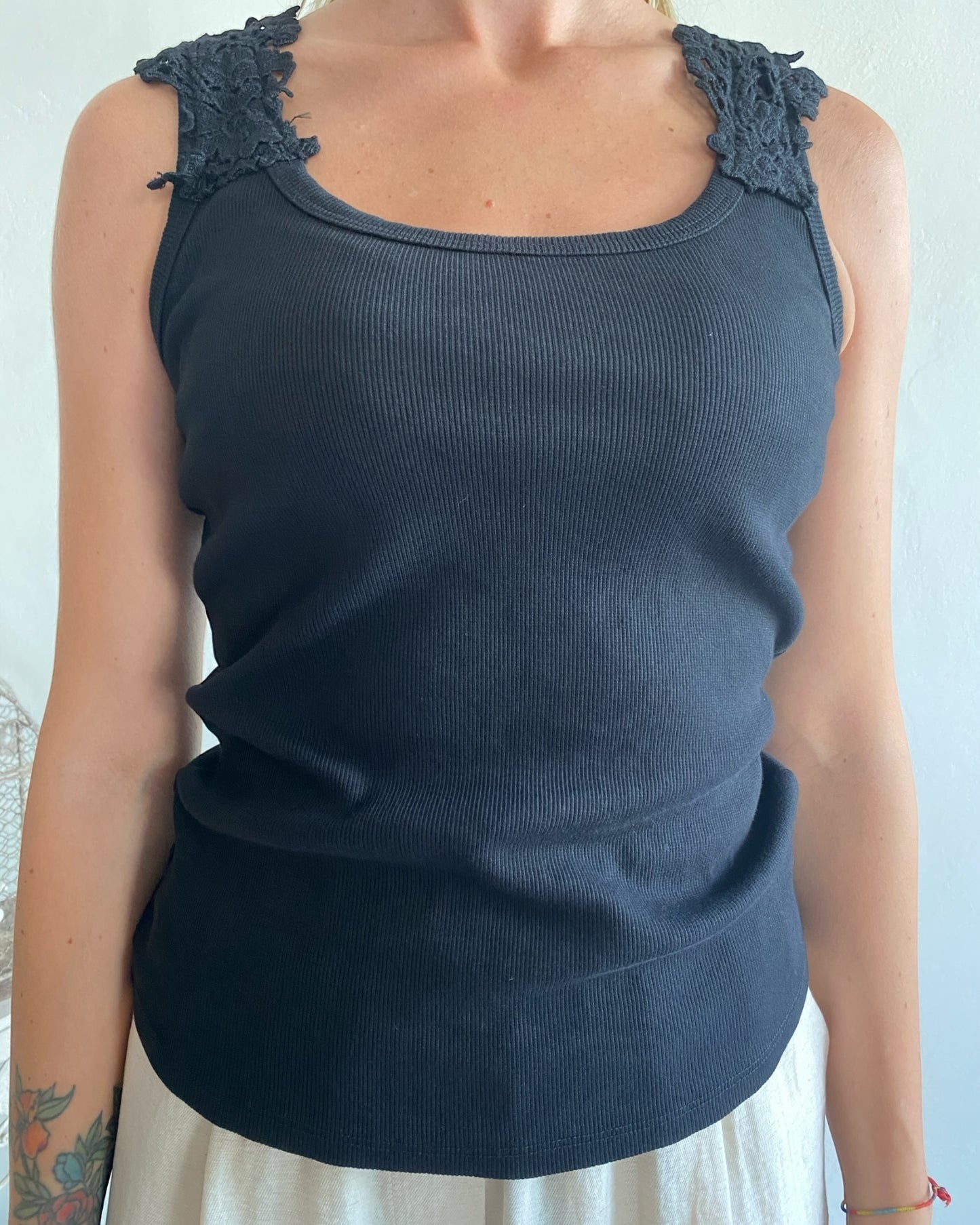 Canotta con pizzo art 725192 CHEAP&CHIC