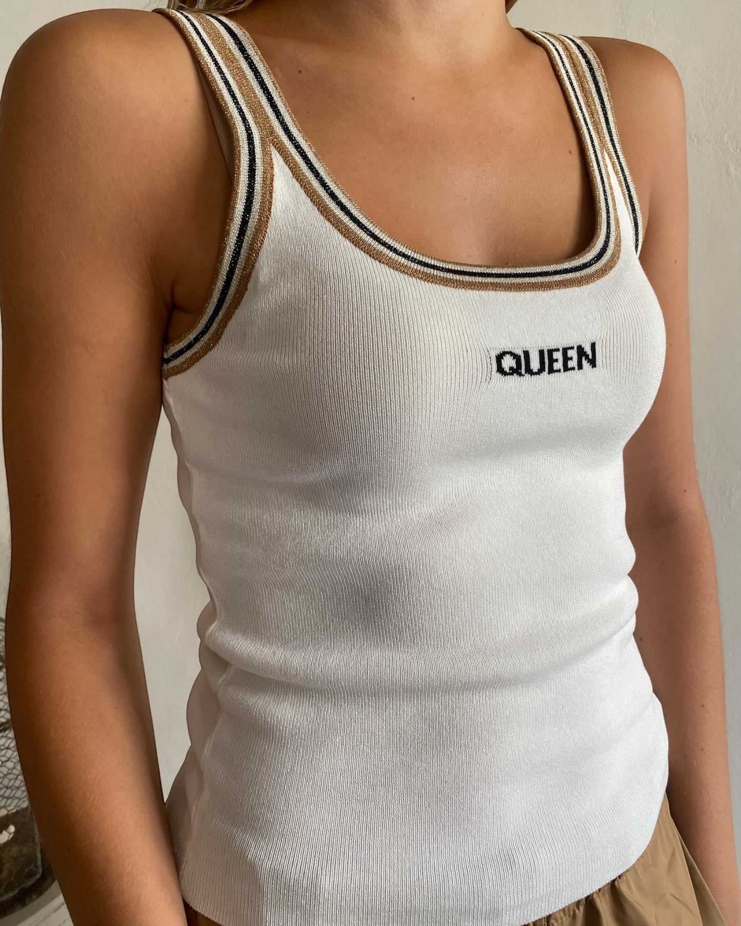 Canotta “Queen” artBJ64 CHEAP&CHIC