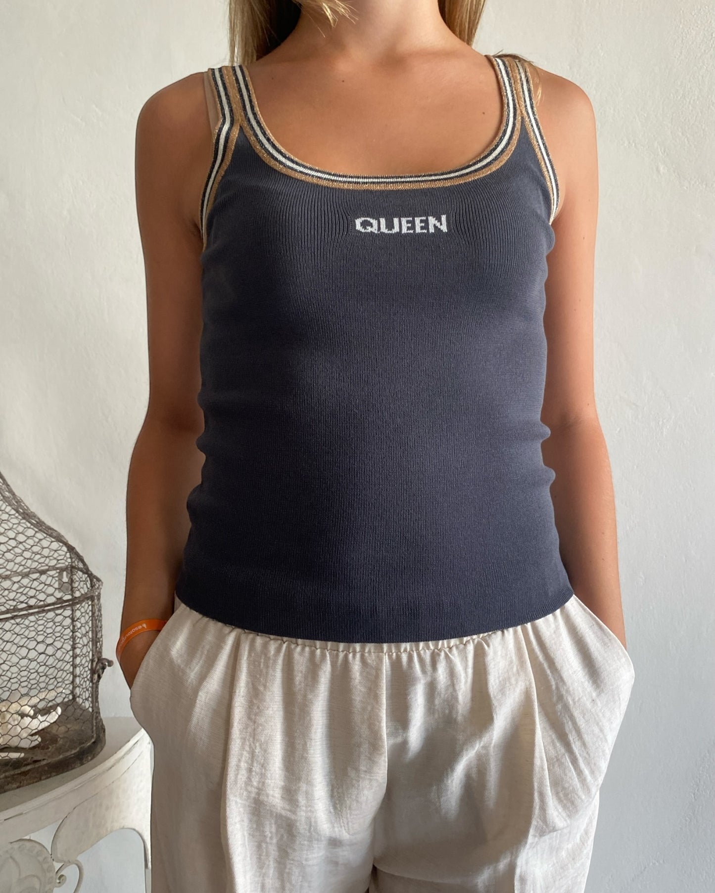 Canotta “Queen” artBJ64 CHEAP&CHIC