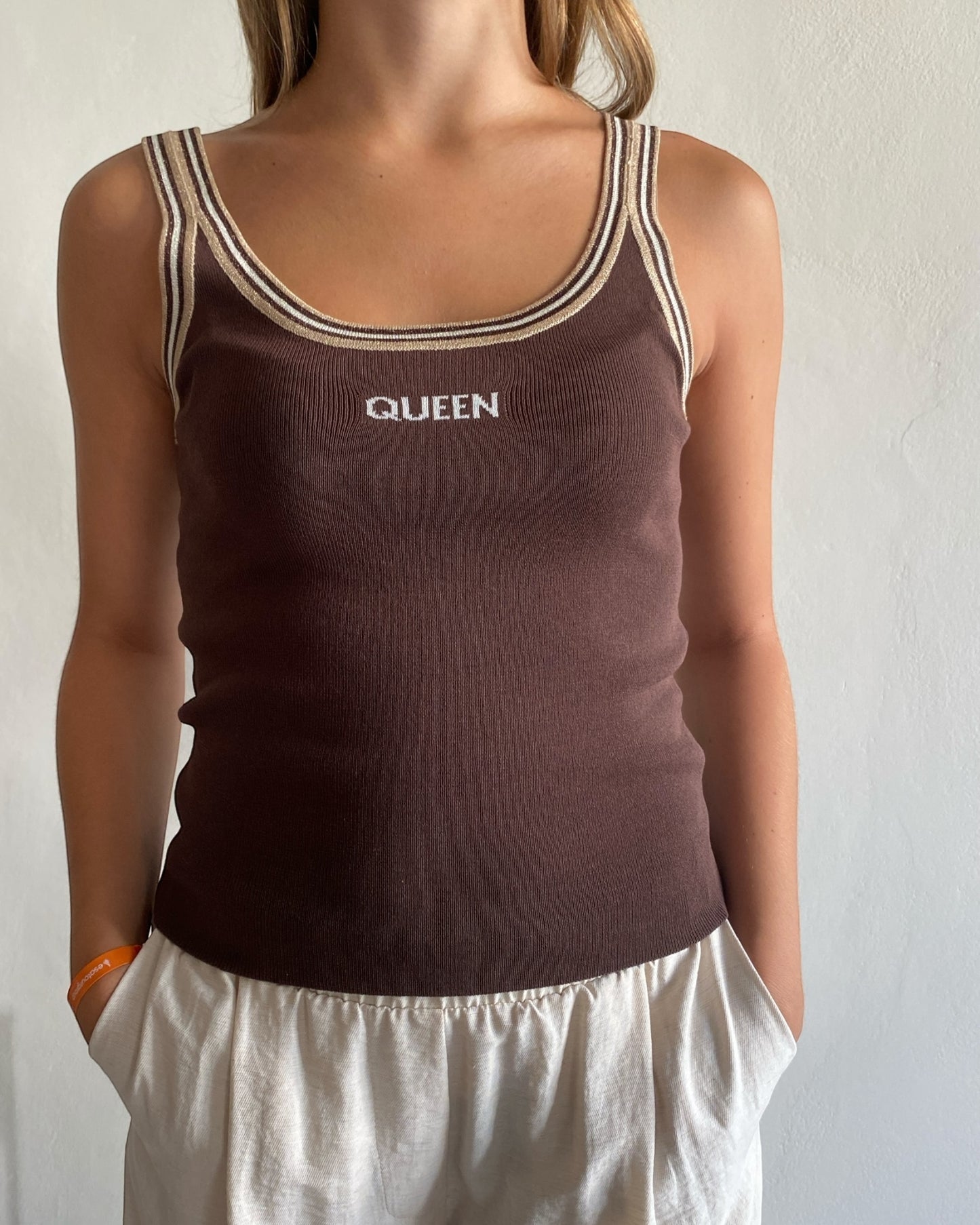 Canotta “Queen” artBJ64 CHEAP&CHIC