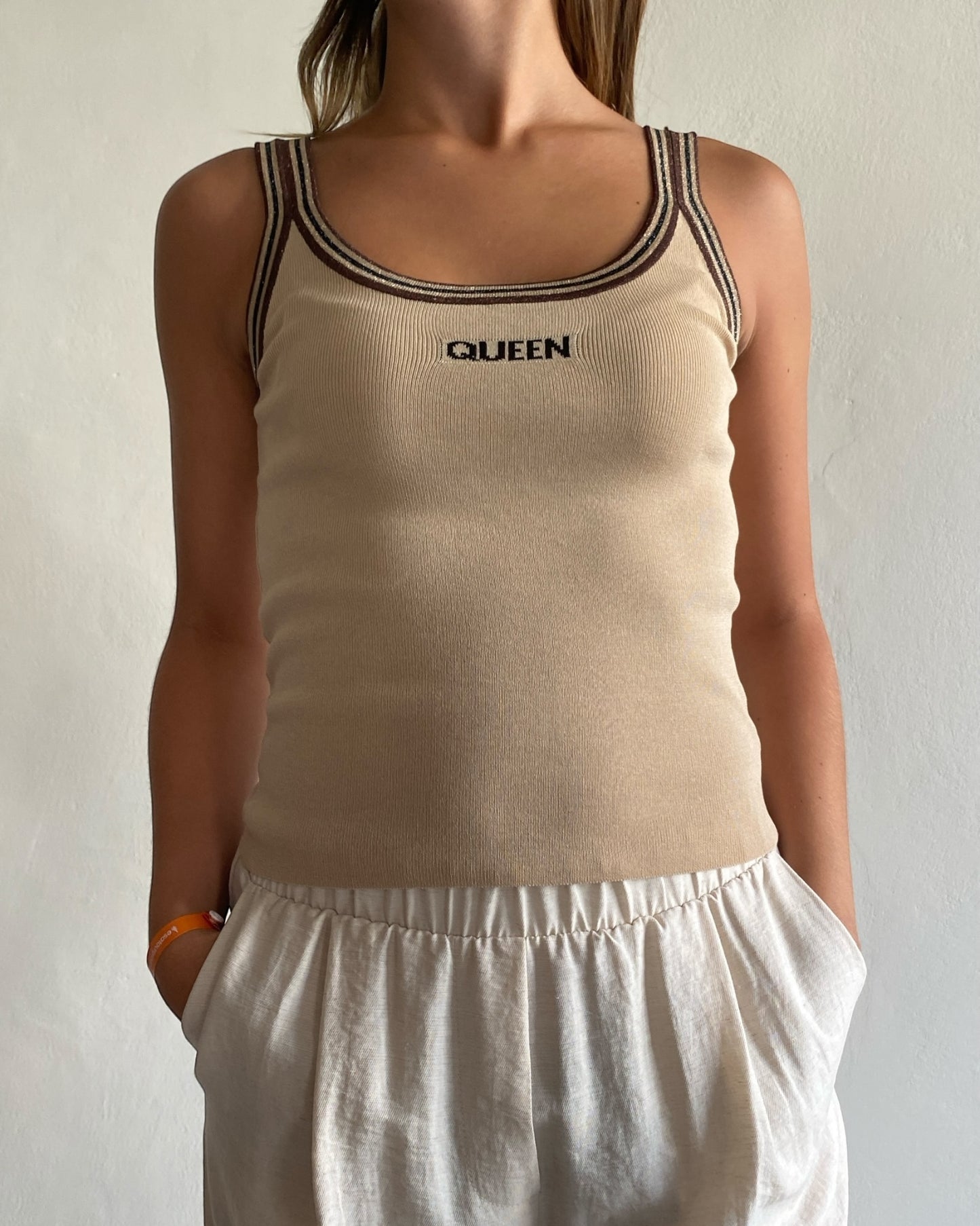 Canotta “Queen” artBJ64 CHEAP&CHIC