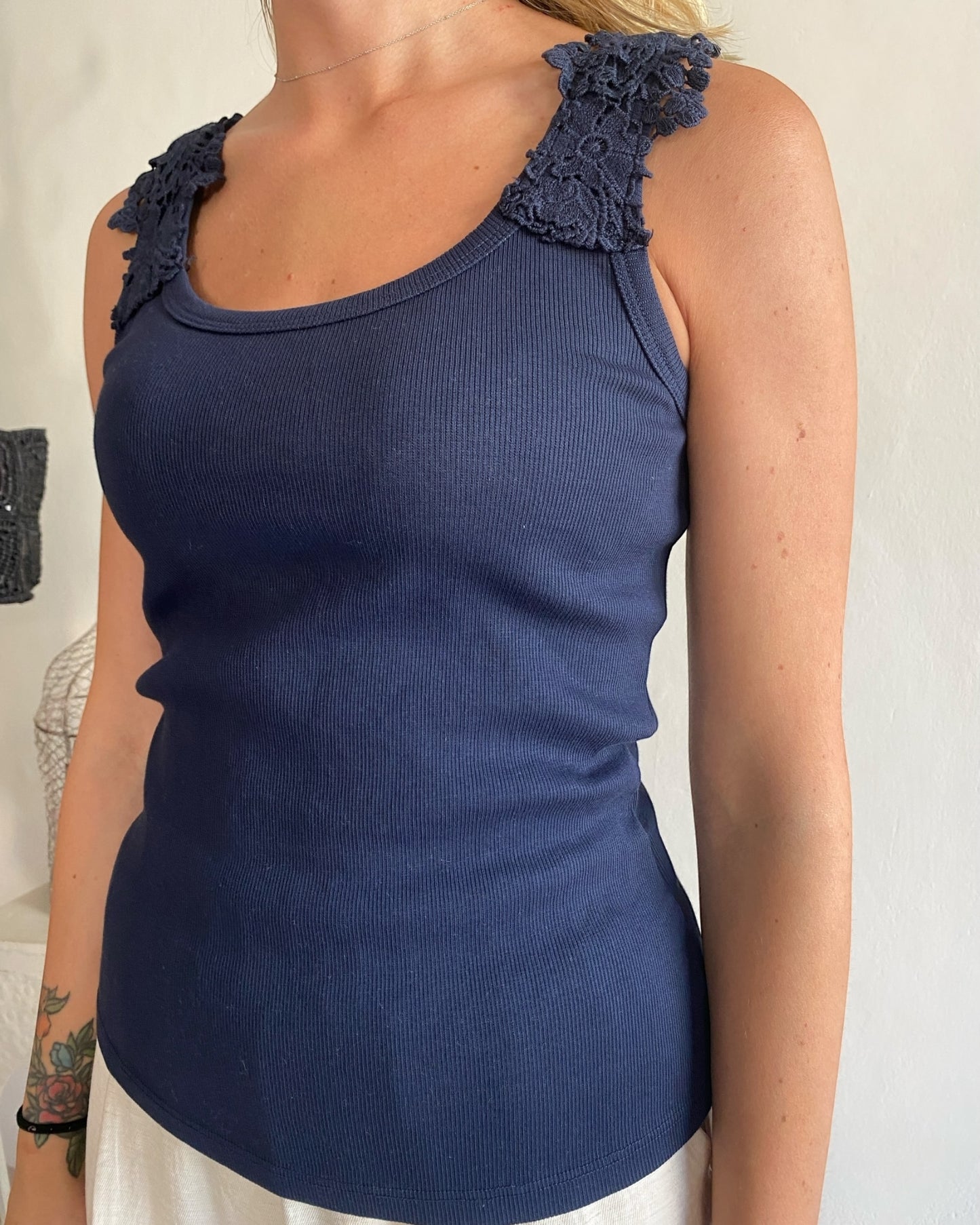 Canotta con pizzo art 725192 CHEAP&CHIC