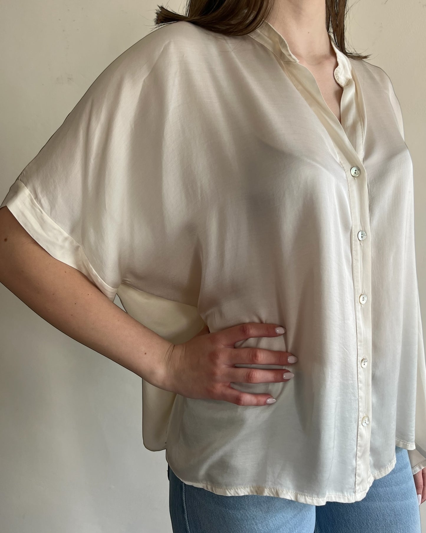 Camicia manica corta raso art. C125C05Q MOTEL