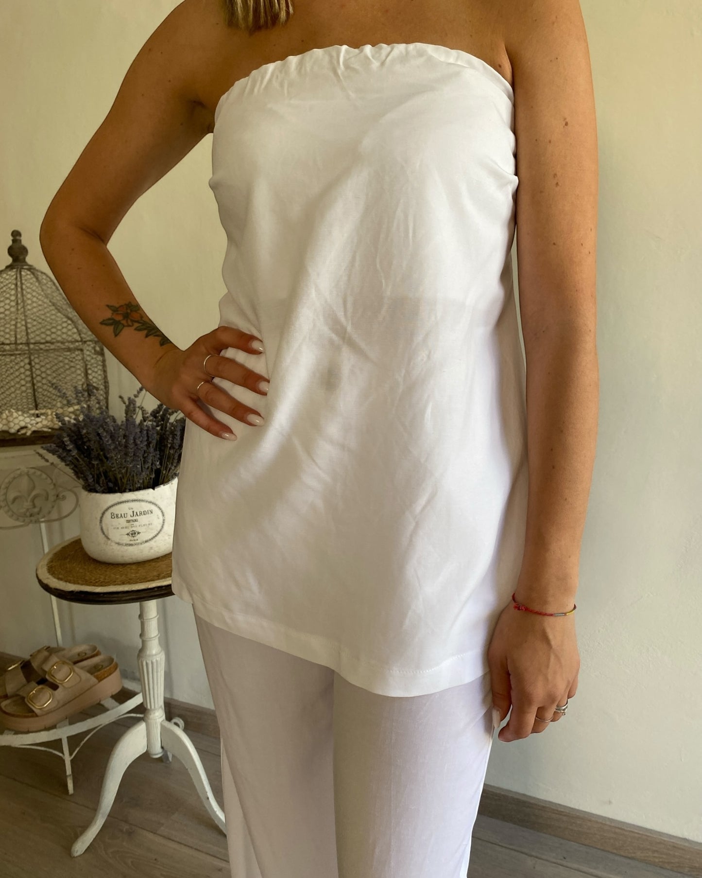 Set Top a fascia con pantalone art.R845W087 DIXIE