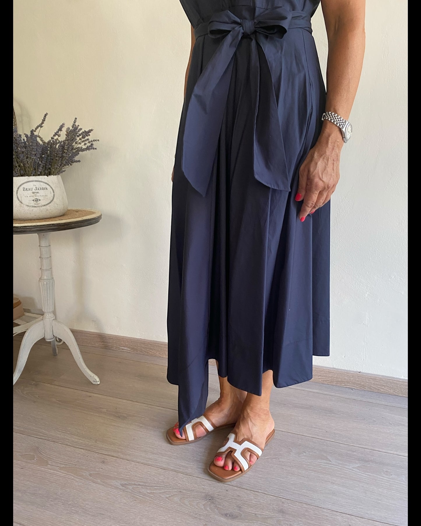 Abito con scollo camicia fondo asimmetrico art. S14XBE BEATRIZ SANDRO FERRONE