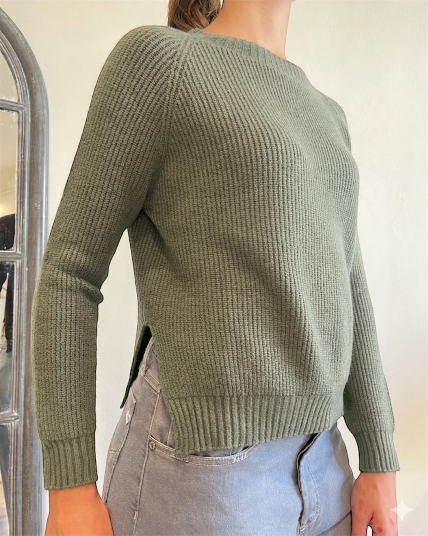 Maglia a costa inglese art 61041 SARAH ALLISON’S