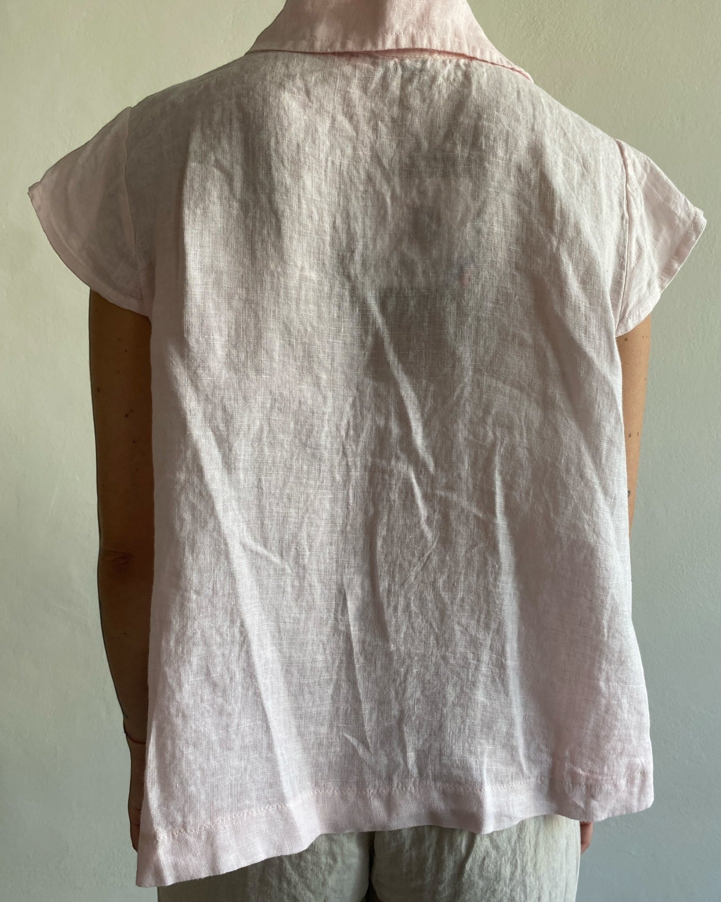 Camicia lino con taschino art. 5045 CHEAP&CHIP