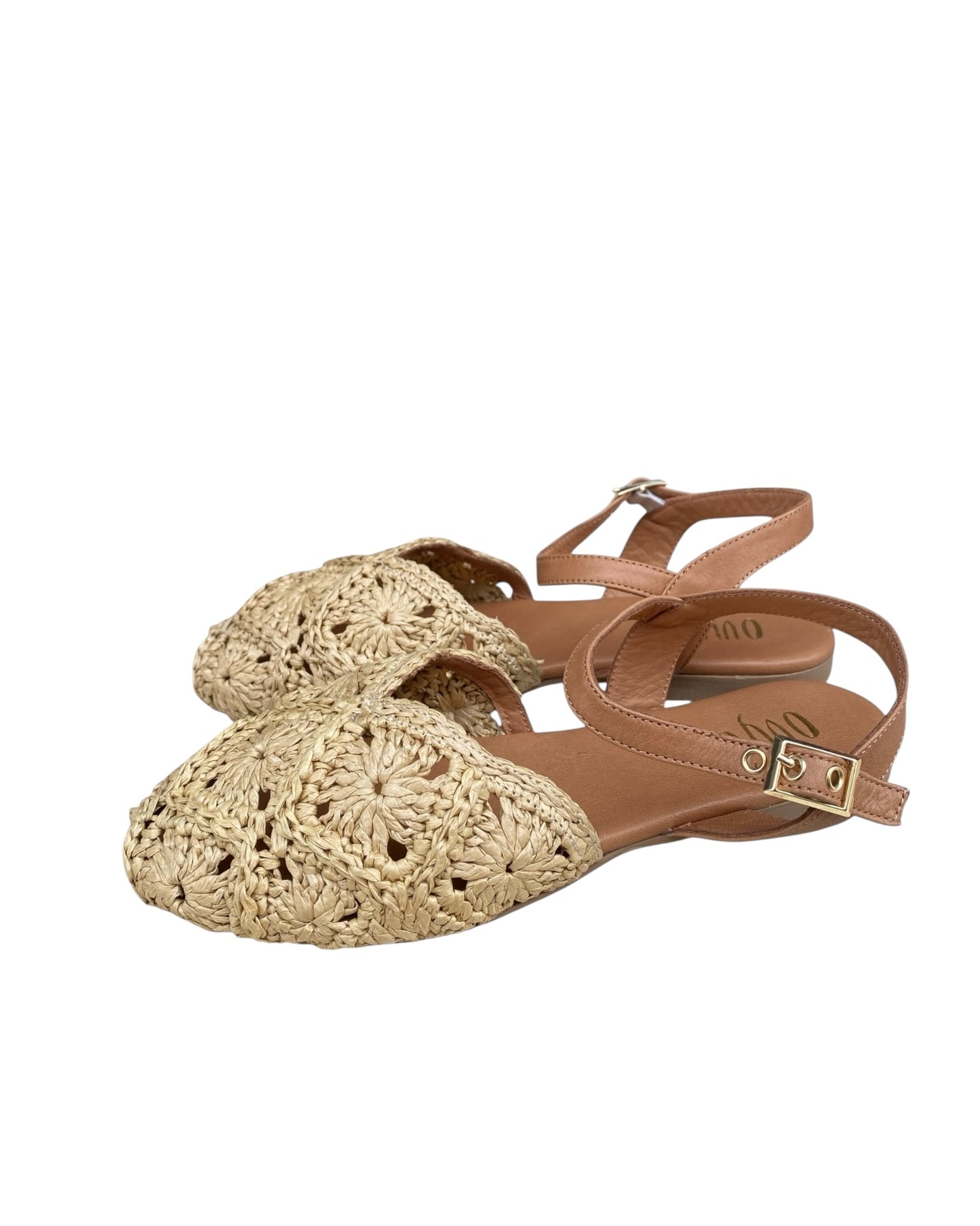 Slingback in rafia art. SF261256 OVYE’