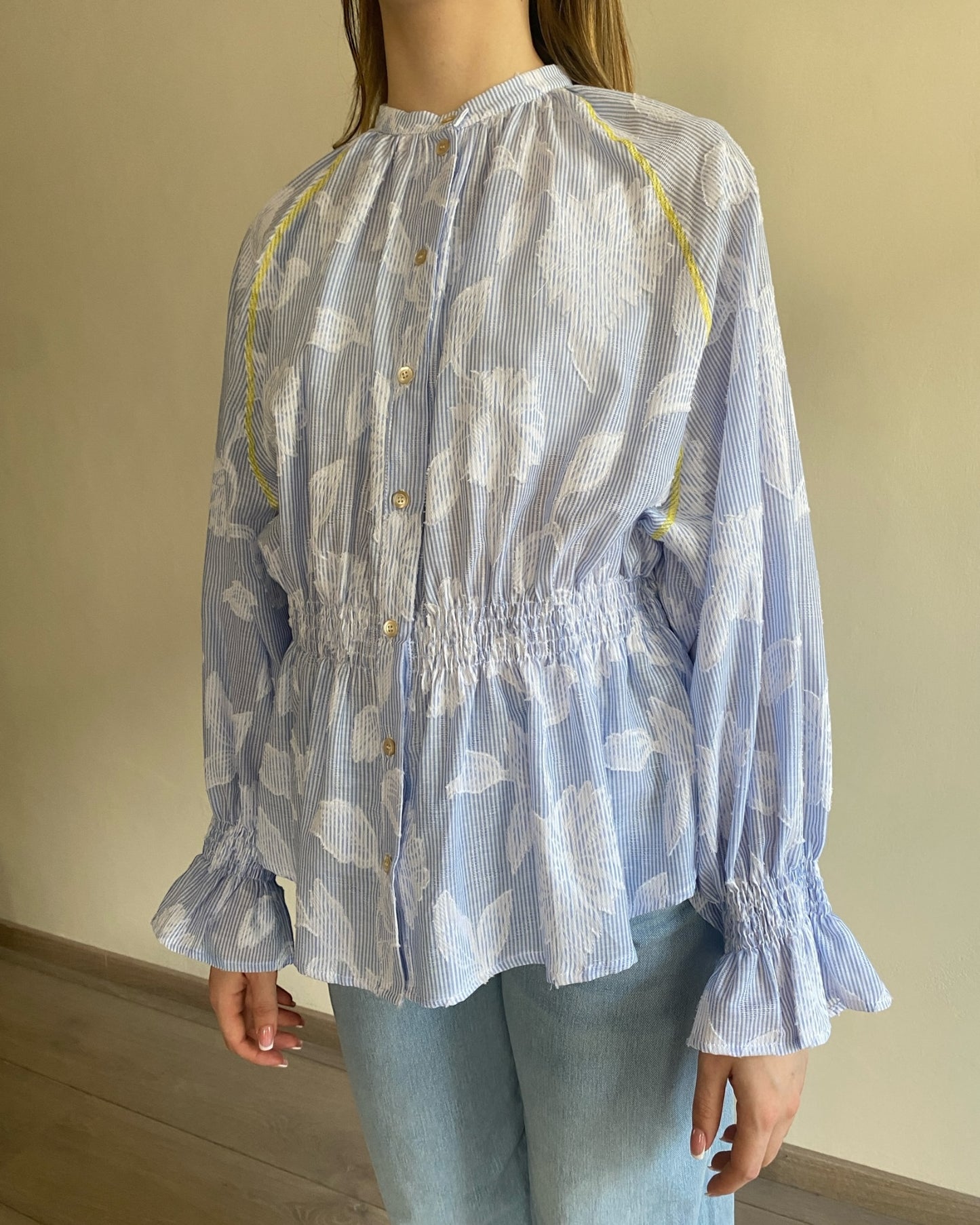 Camicia bacchetta con ricamo art. 35301PE25CAMP TENSIONE IN