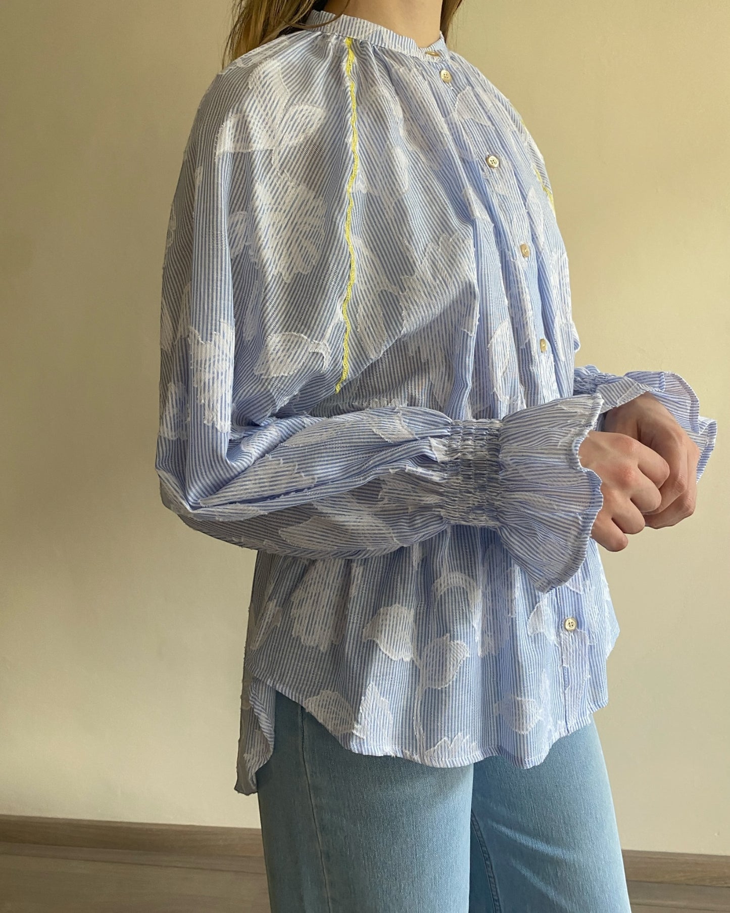 Camicia bacchetta con ricamo art. 35301PE25CAMP TENSIONE IN