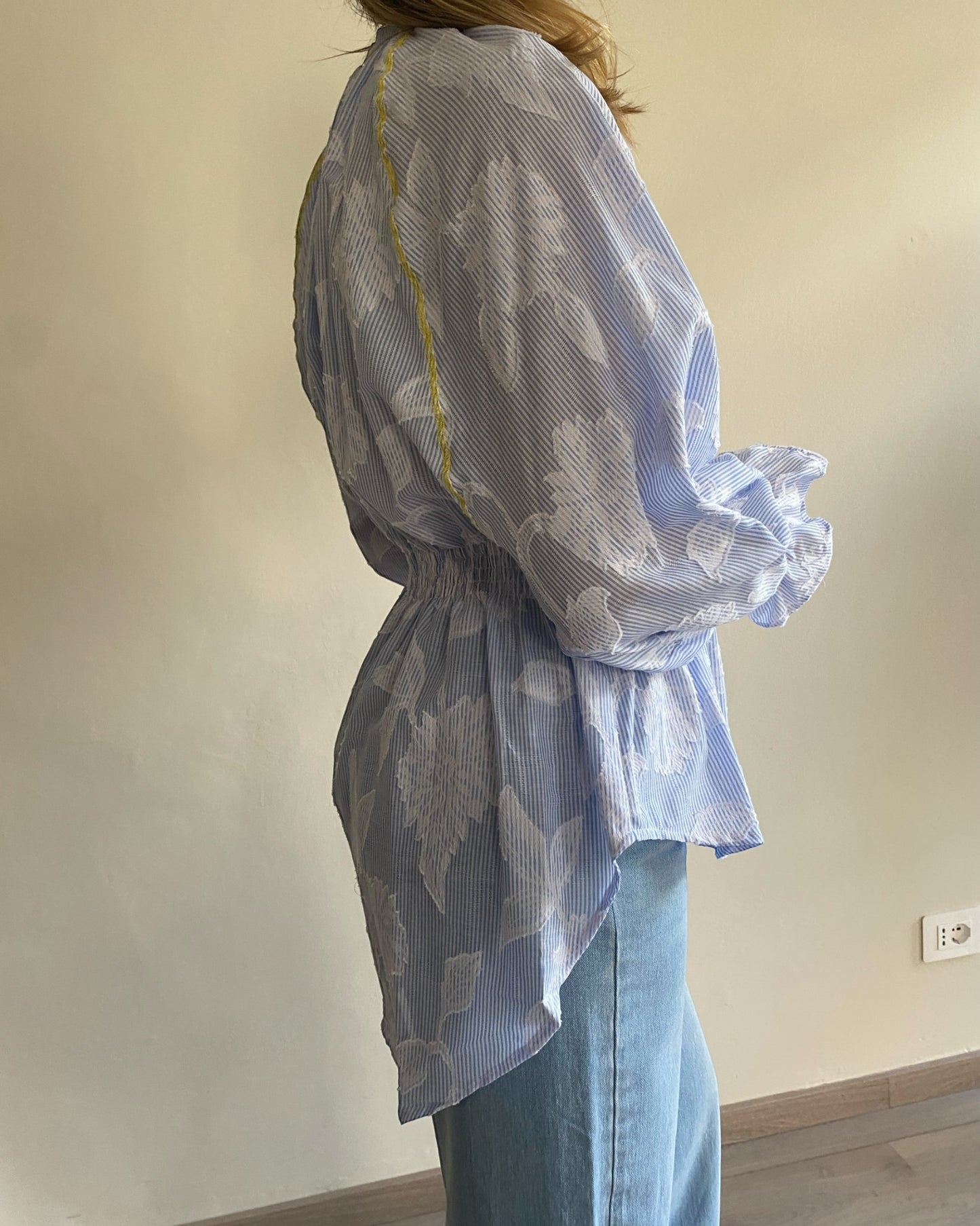 Camicia bacchetta con ricamo art. 35301PE25CAMP TENSIONE IN