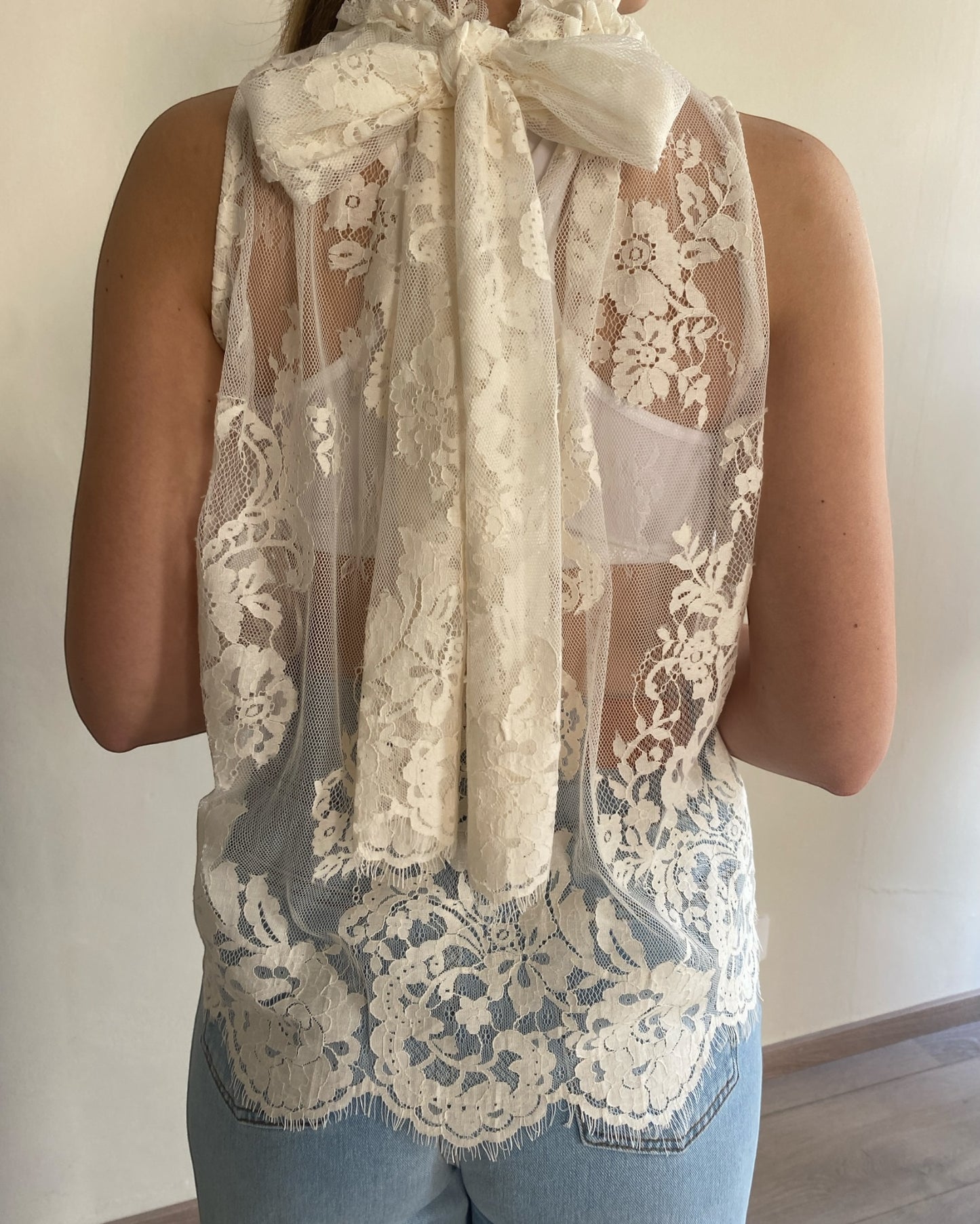 Top pizzo art. S25T137CAMP TENSIONE IN