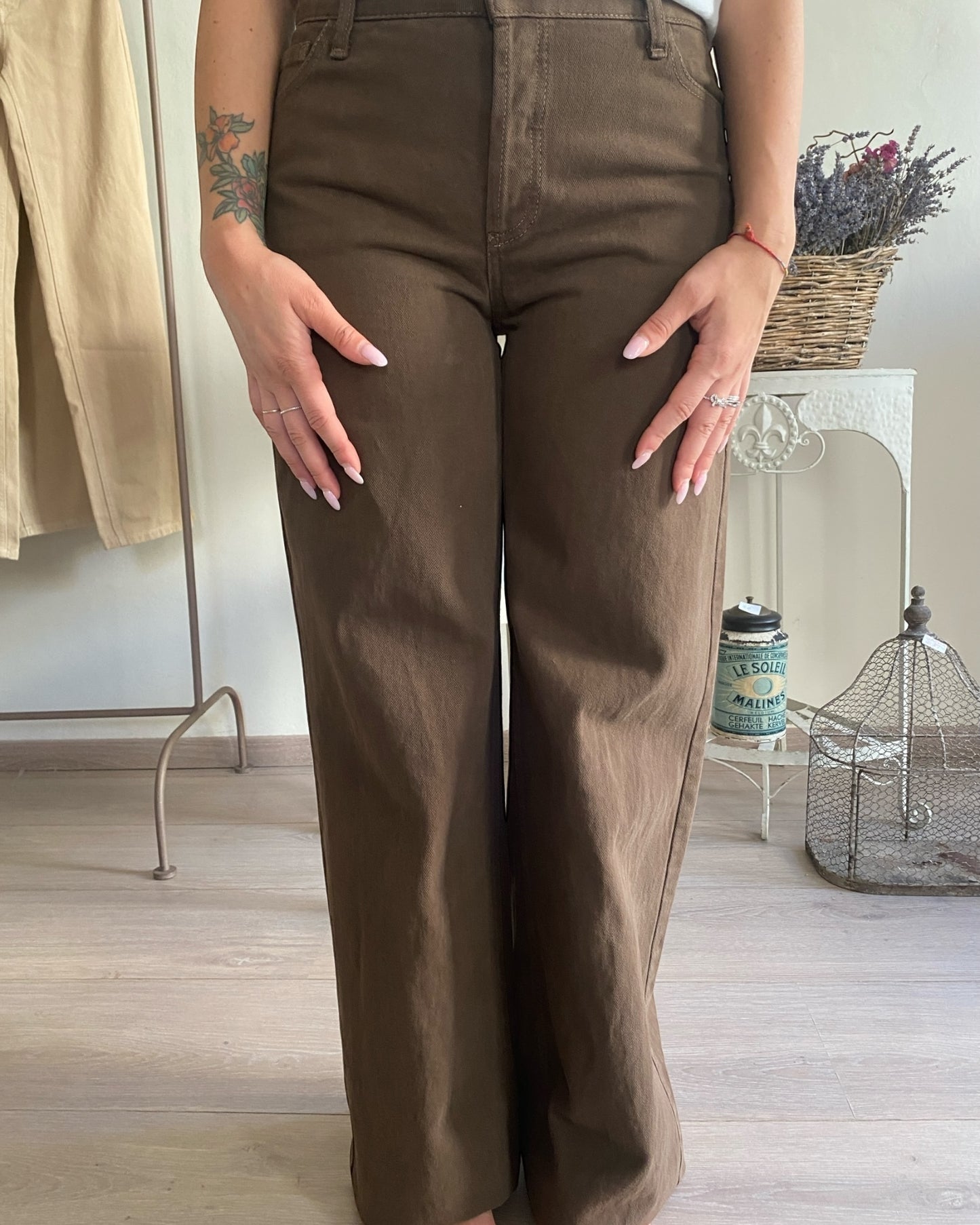Pantalone palazzo art. P3LADLNN3N PLEASE