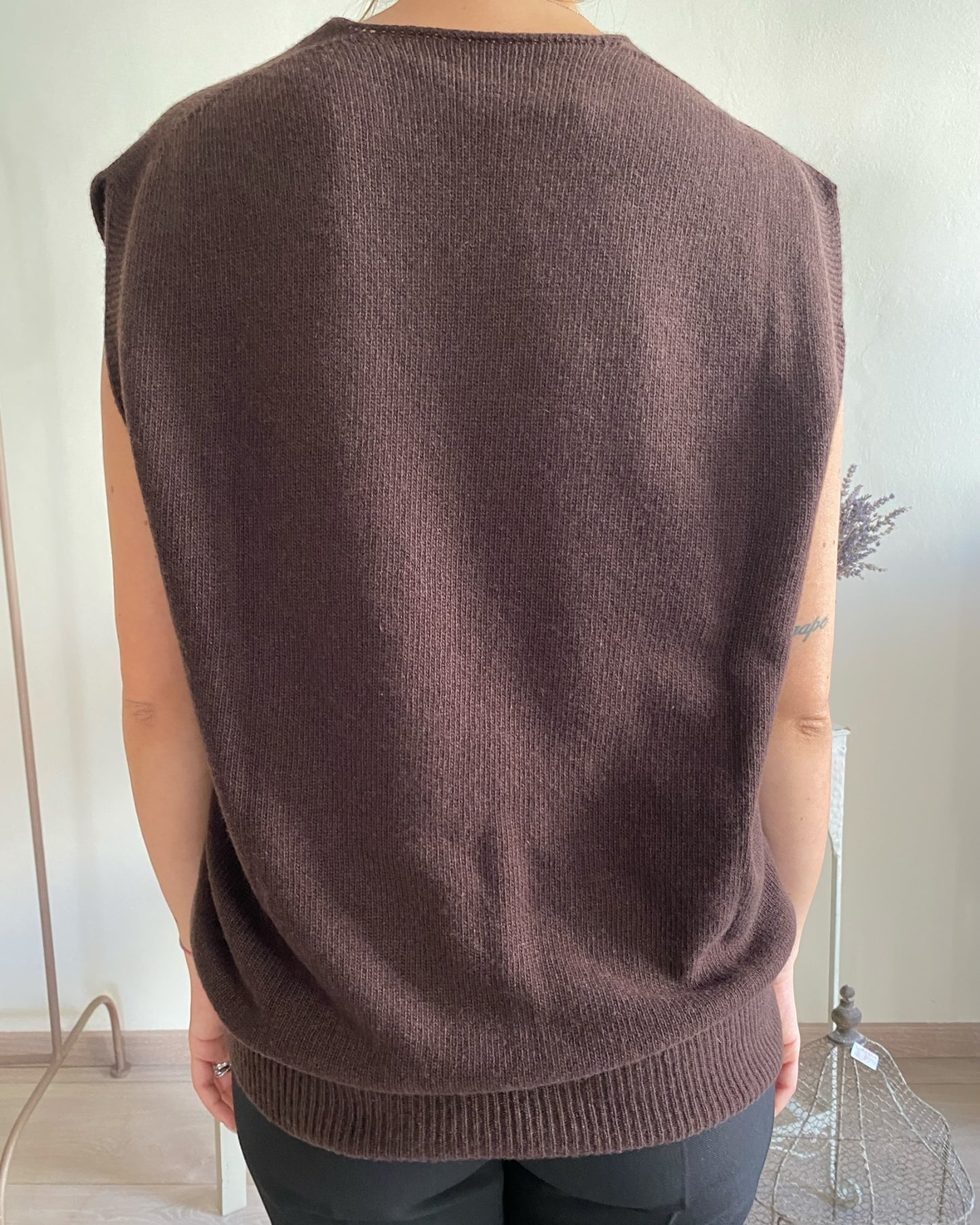 Gilet in pura lana garzata art.S9YBF NICO Sandro ferrone