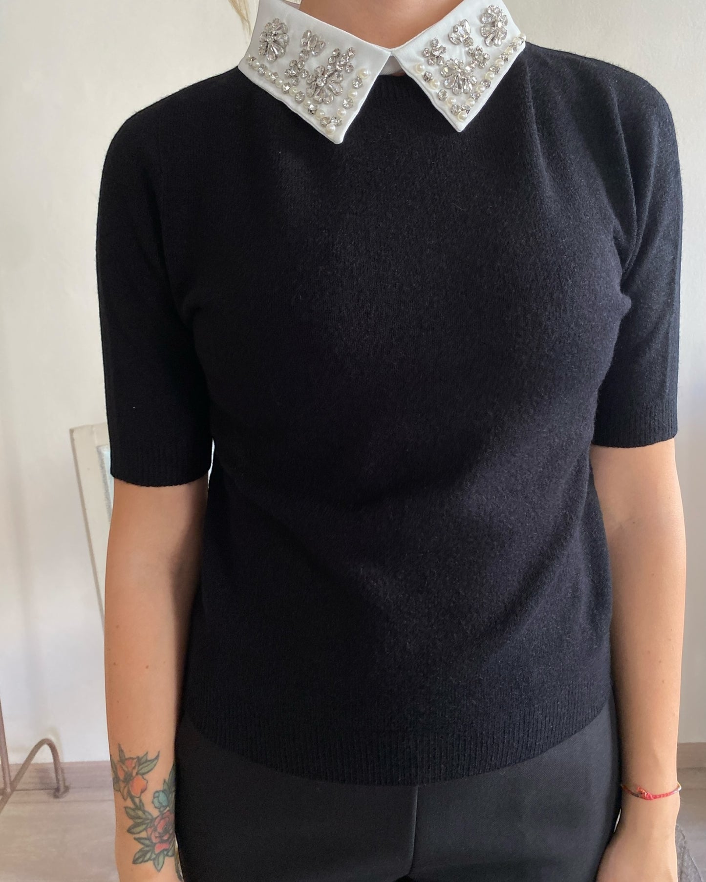 Maglia con colletto staccabile art.S9YBF NATAN Sandro ferrone