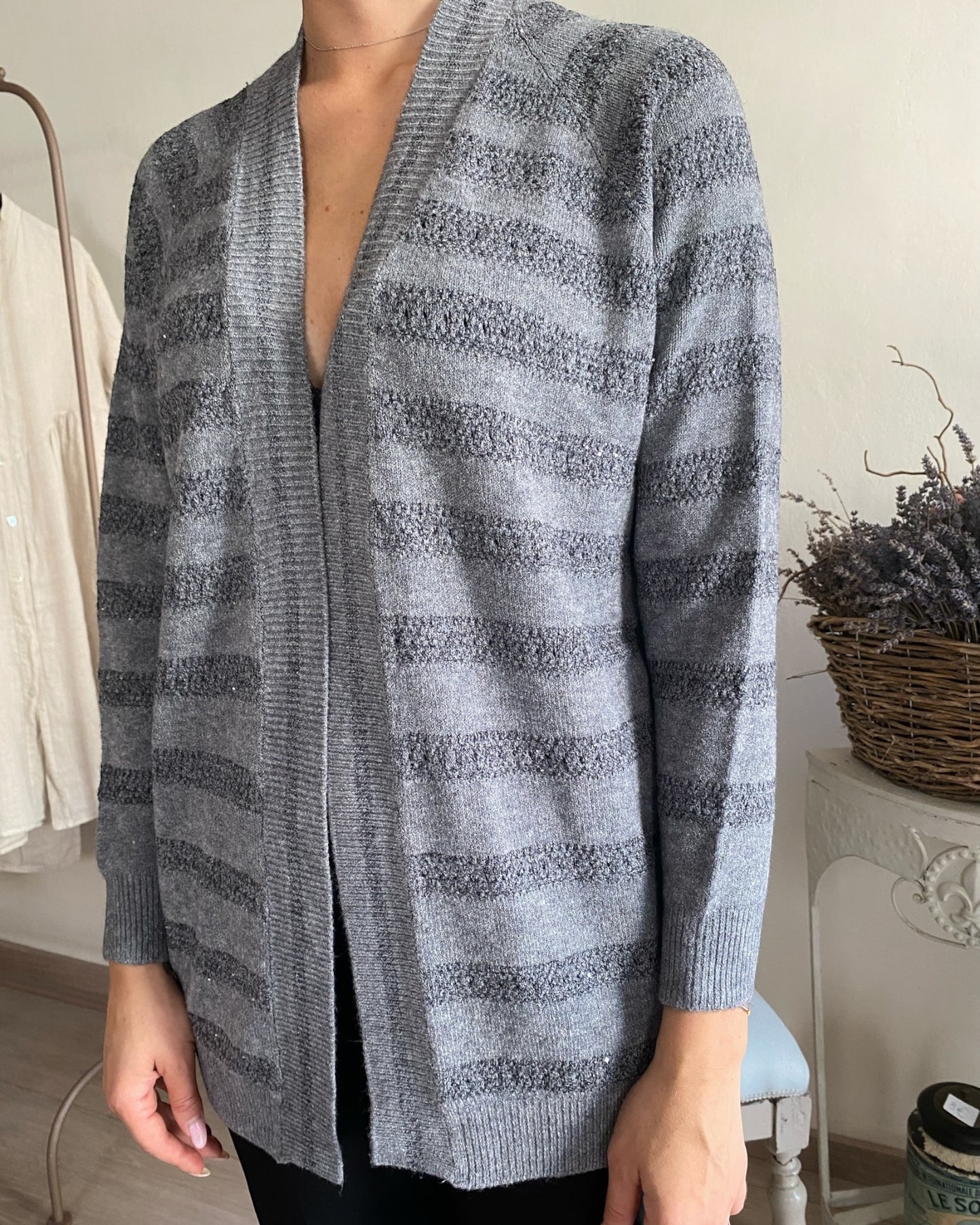 Cardigan con paillettes art. L129YBF BELIA Lola by Sandro FERRONE