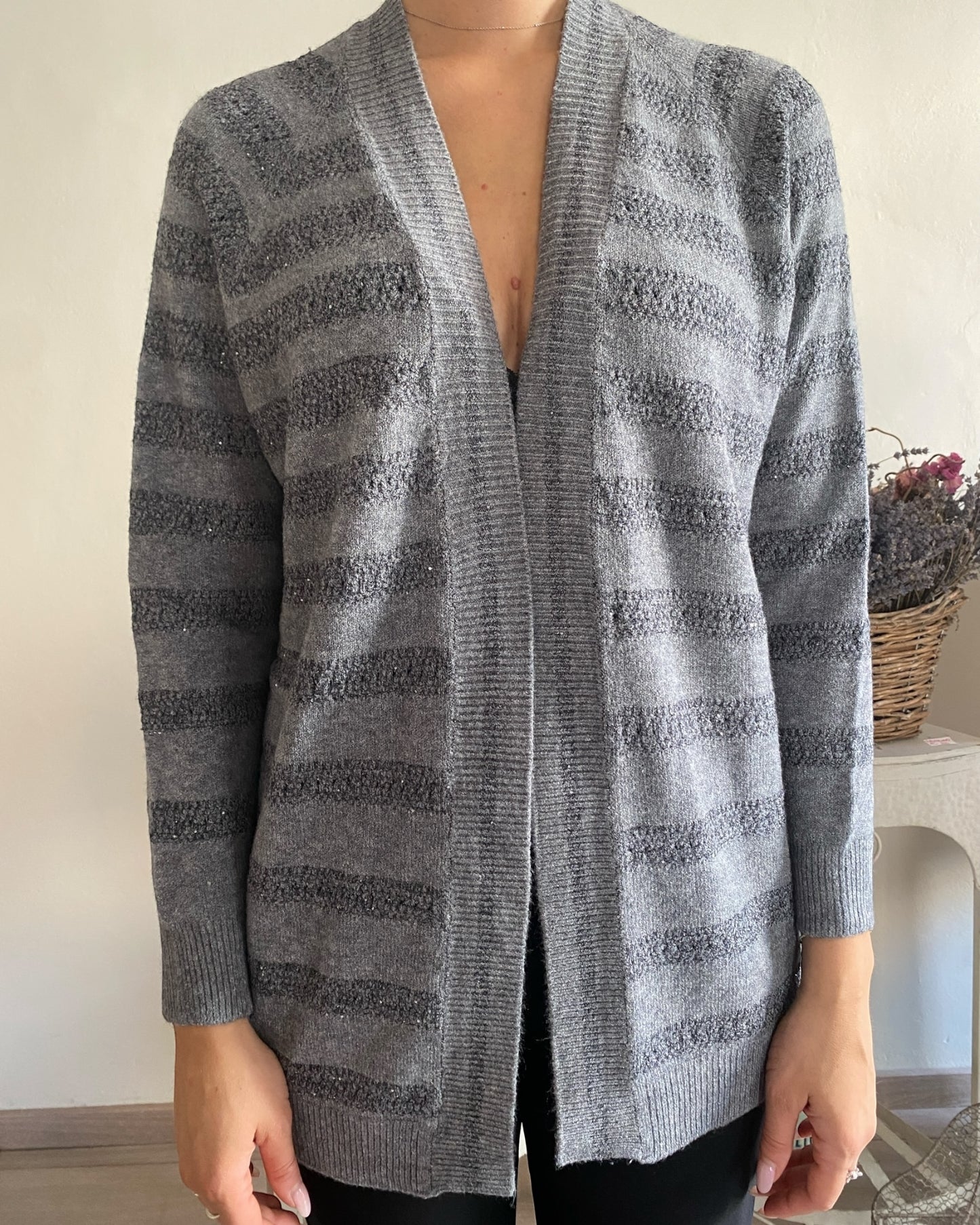 Cardigan con paillettes art. L129YBF BELIA Lola by Sandro FERRONE