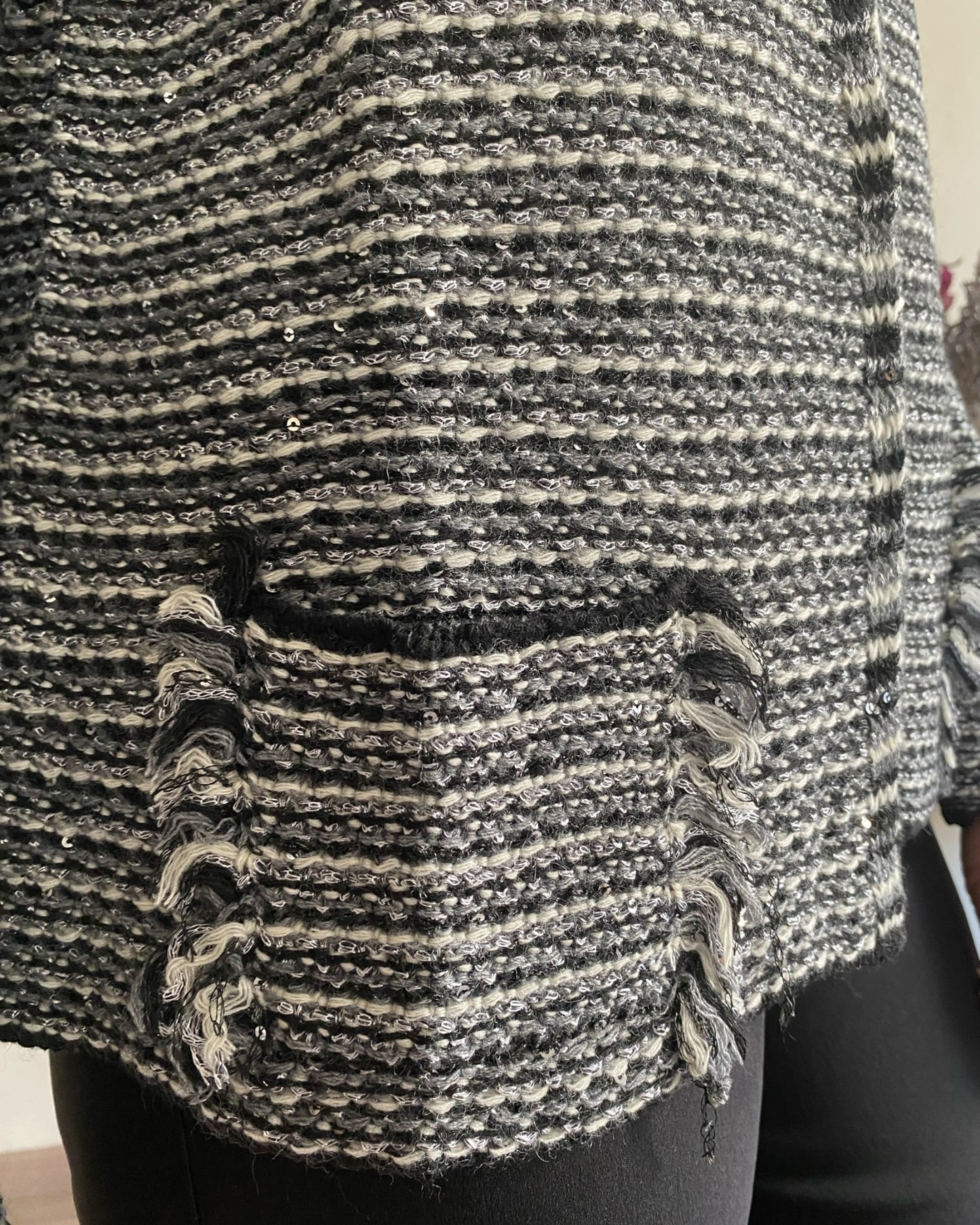 Cardigan effetto stuola art.L129YB FALEX Lola di Sandro ferrone