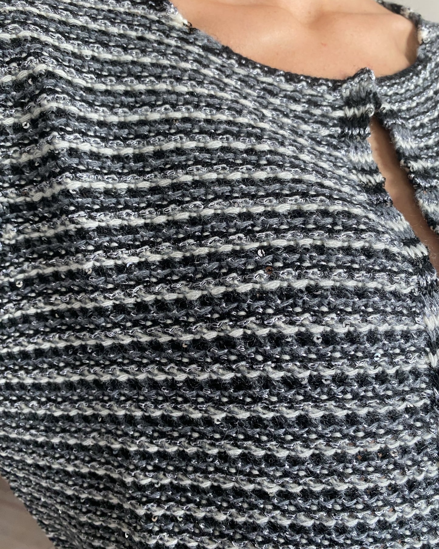 Cardigan effetto stuola art.L129YB FALEX Lola di Sandro ferrone