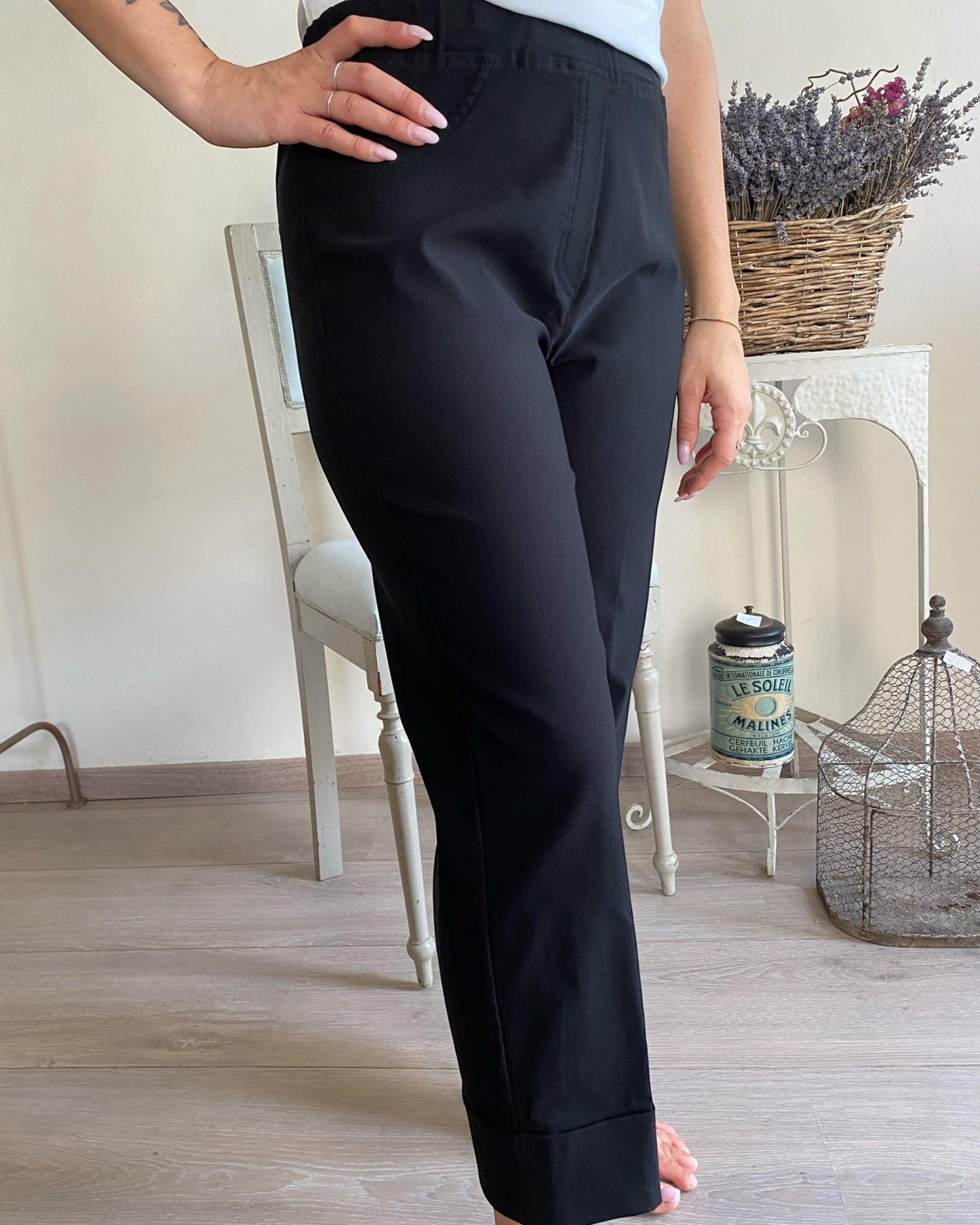 Pantalone bielastic art. L12YBF TRAMA Lola by Sandro FERRONE