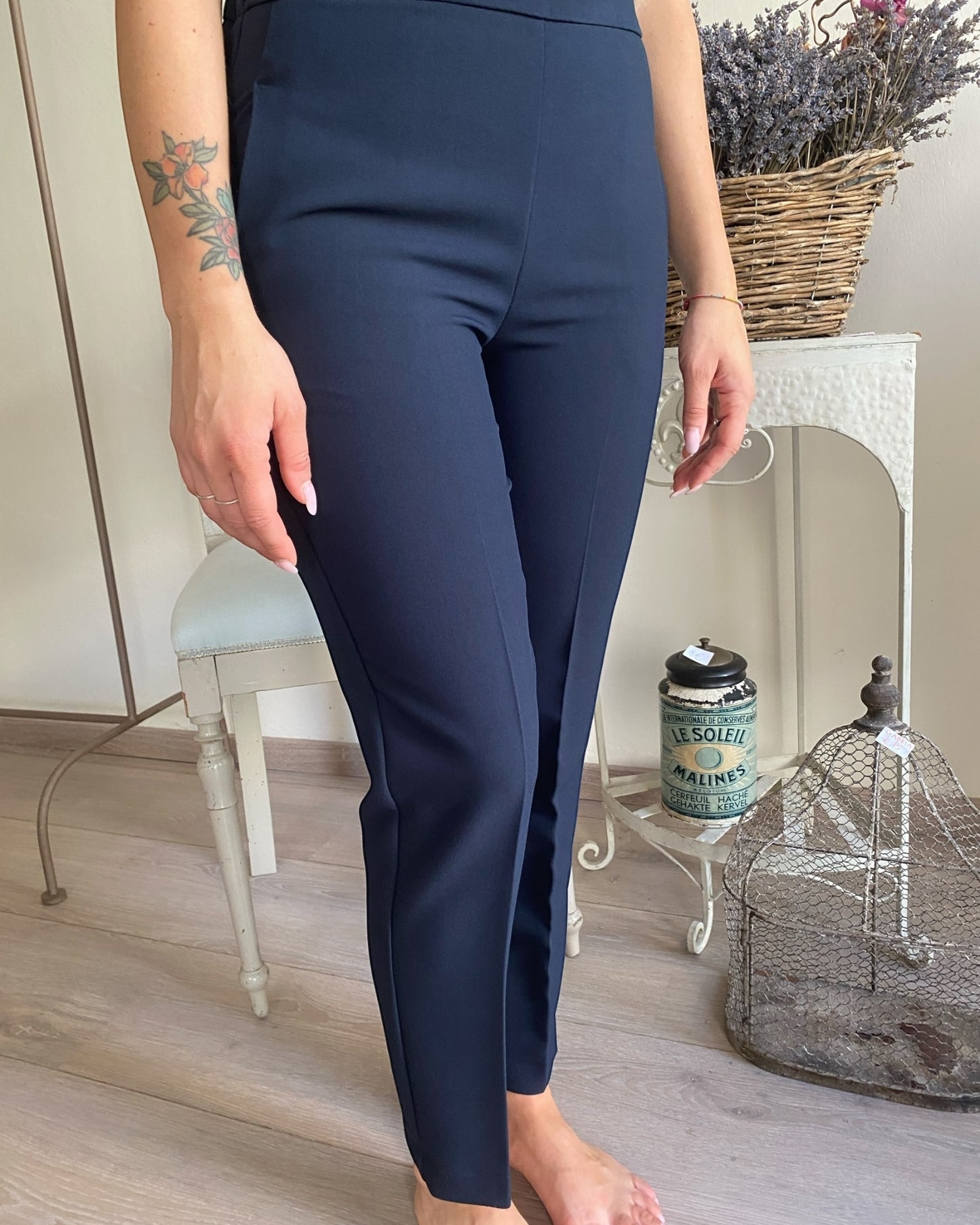 Pantalone sigaretta in crepe art. S15YBF VIOLA SANDRO FERRONE