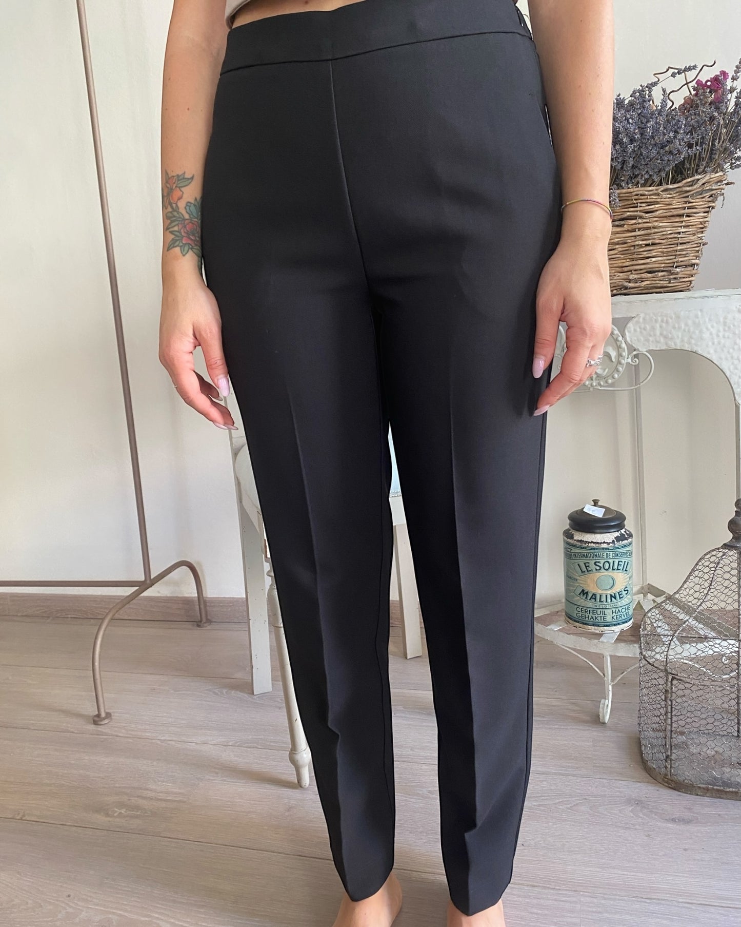 Pantalone sigaretta in crepe art. S15YBF VIOLA SANDRO FERRONE