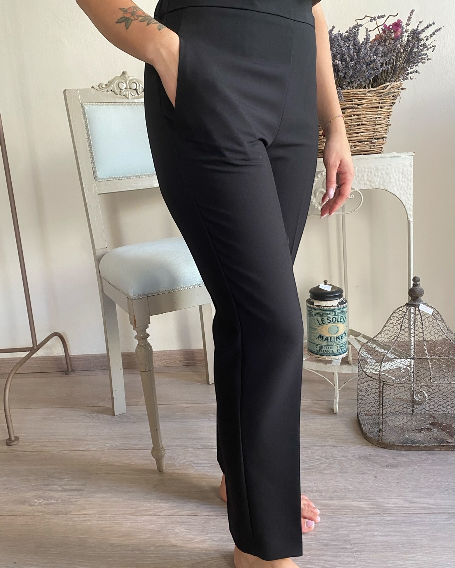 Pantalone sigaretta in crepe art. S15YBF VIOLA SANDRO FERRONE