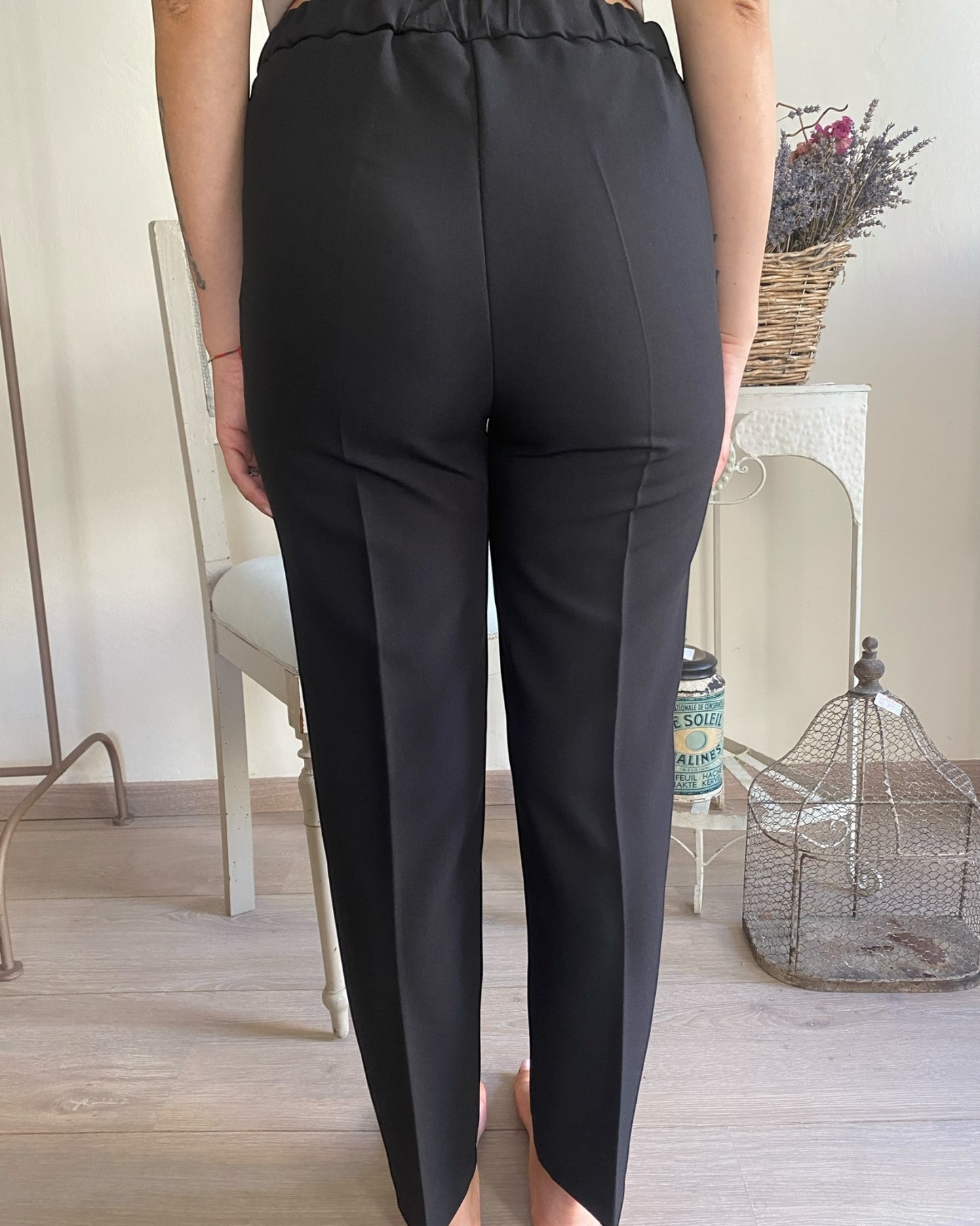 Pantalone sigaretta in crepe art. S15YBF VIOLA SANDRO FERRONE