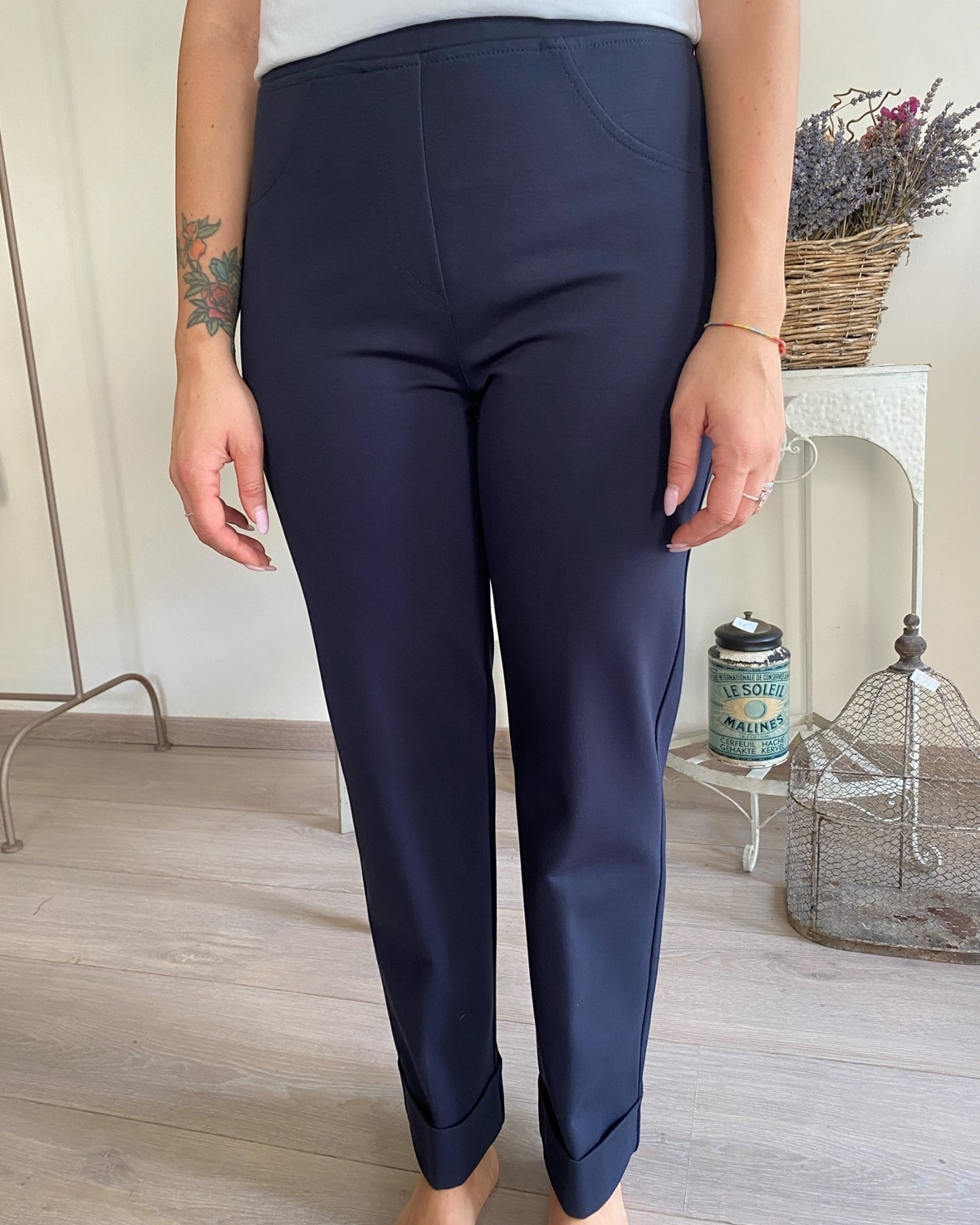 Pantalone basic art. L12YBF CASERTA LOLA by Sandro FERRONE