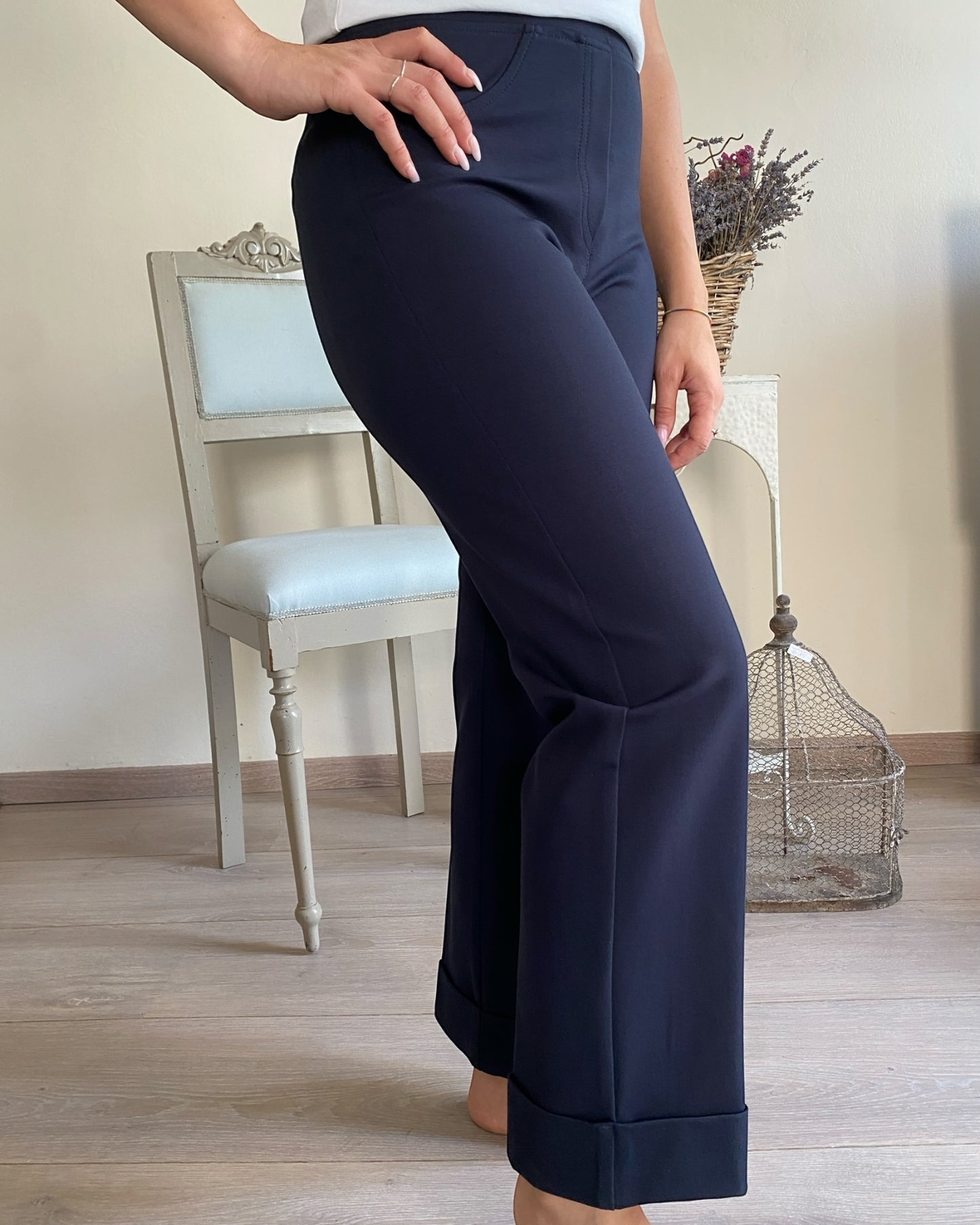 Pantalone basic art. L12YBF CASERTA LOLA by Sandro FERRONE