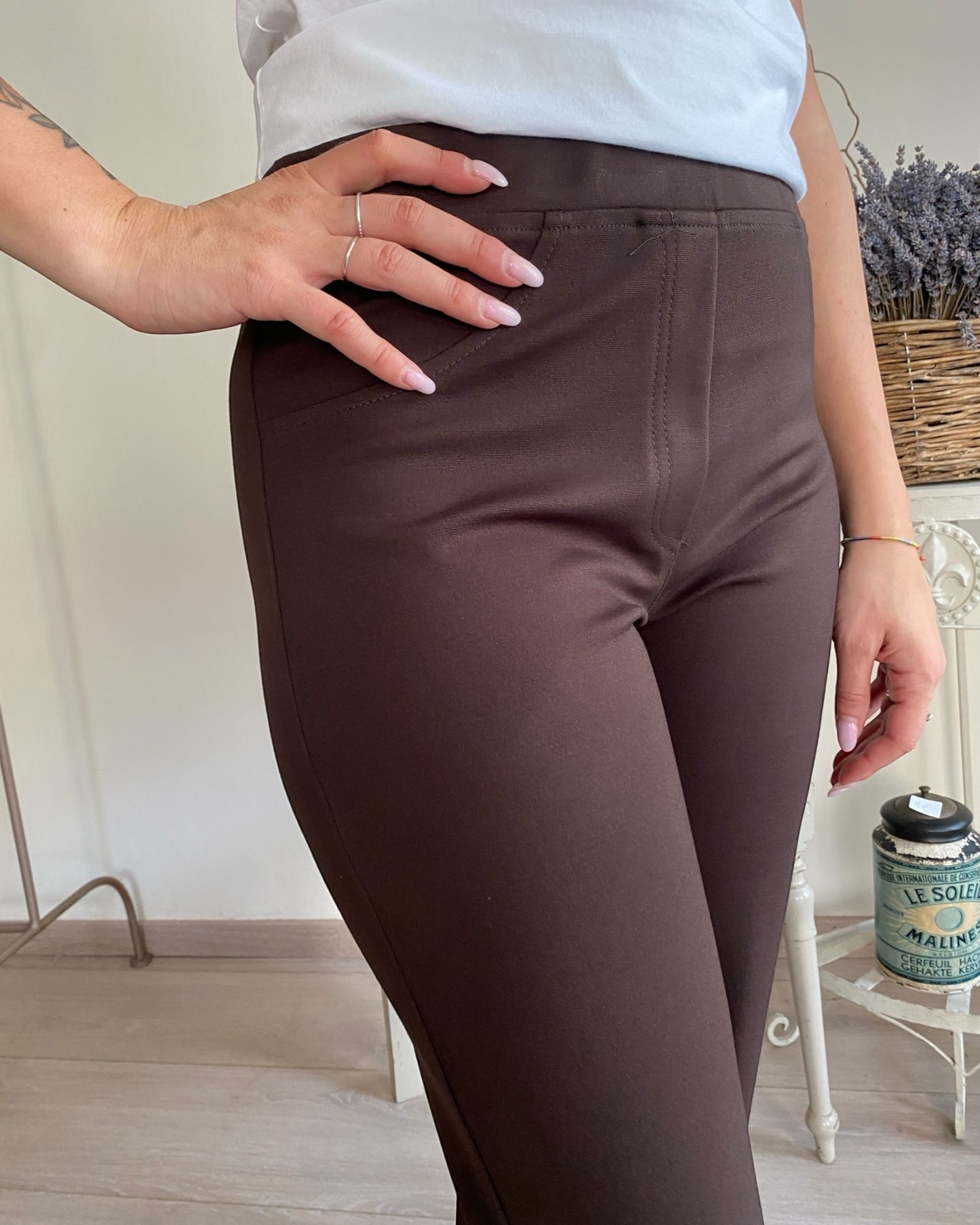 Pantalone basic art. L12YBF CASERTA LOLA by Sandro FERRONE