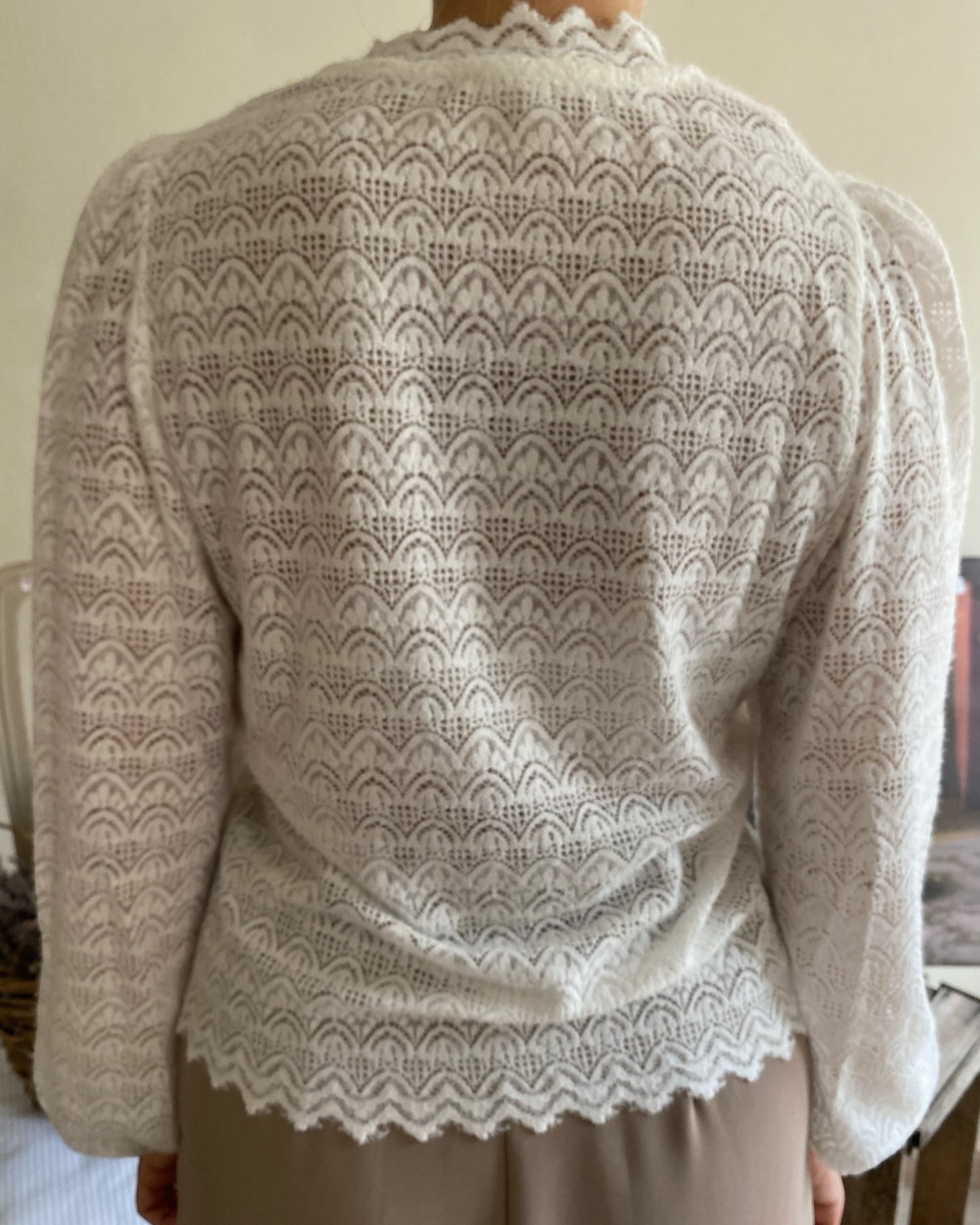 Maglia in pizzo con mezzo collo art.78405 Wendy ARTLOVE