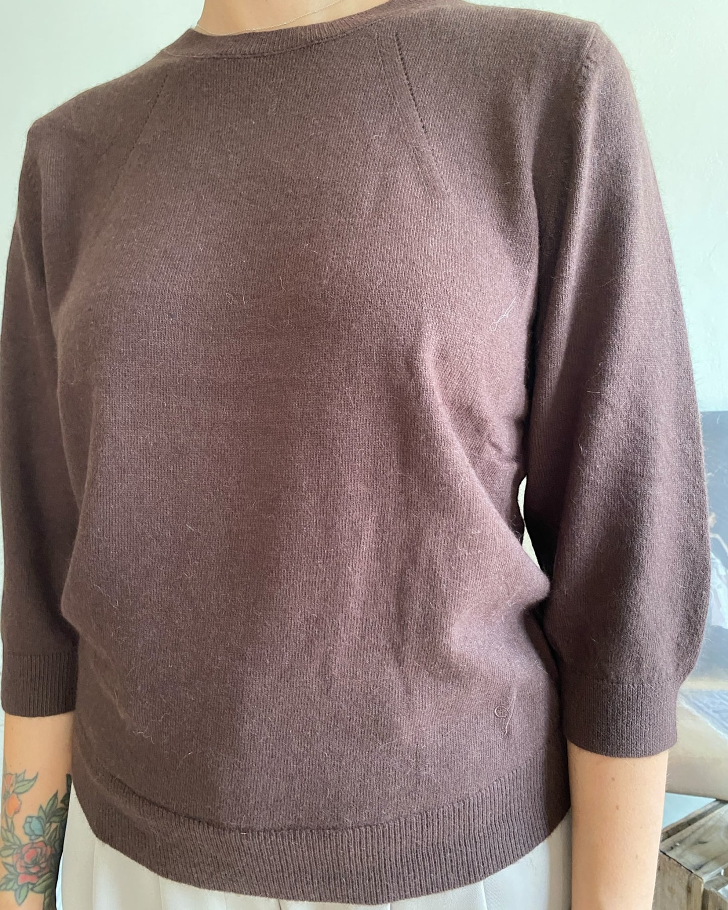Maglia girocollo con manica 3/4 art.78007 BADRA ARTLOVE