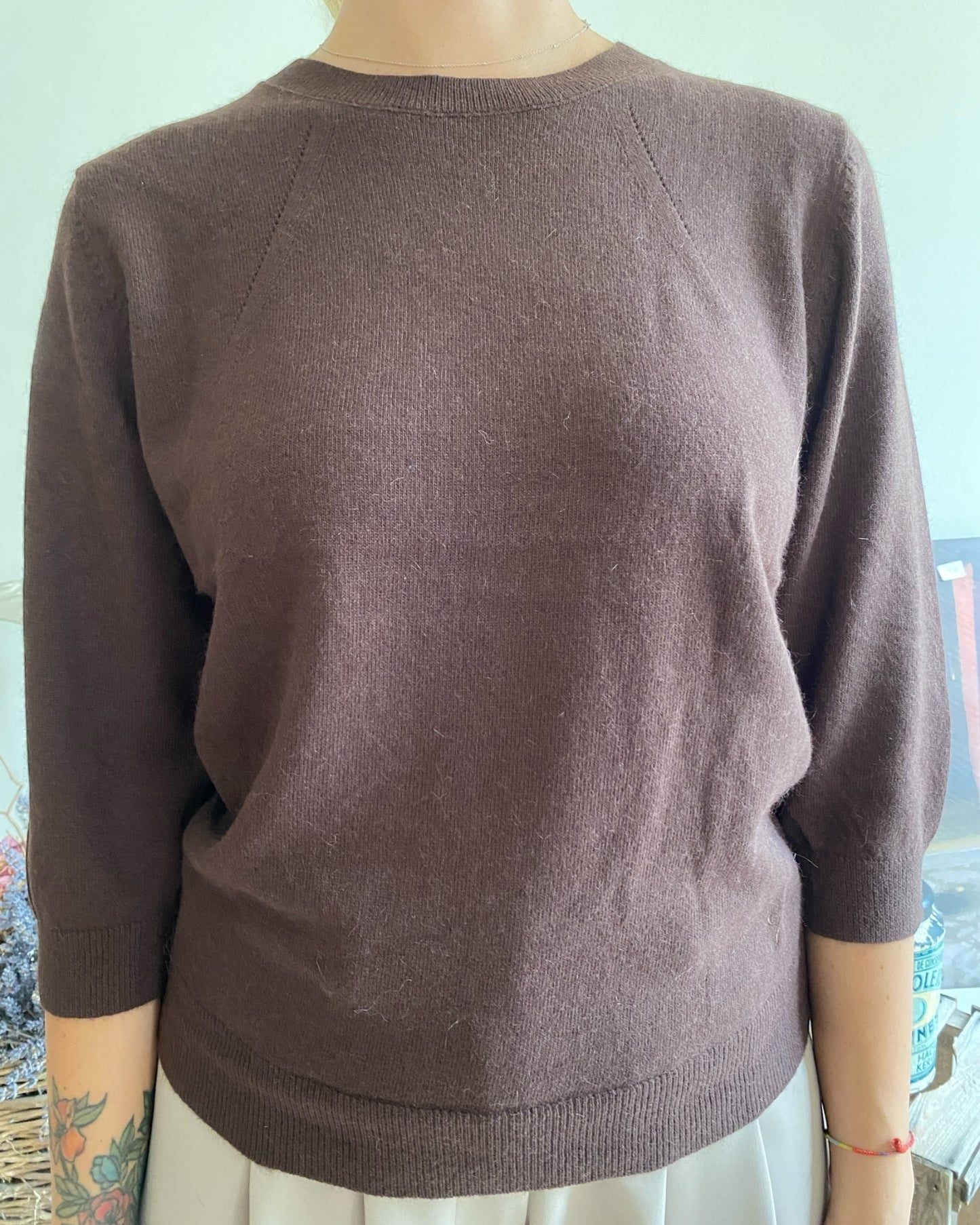 Maglia girocollo con manica 3/4 art.78007 BADRA ARTLOVE