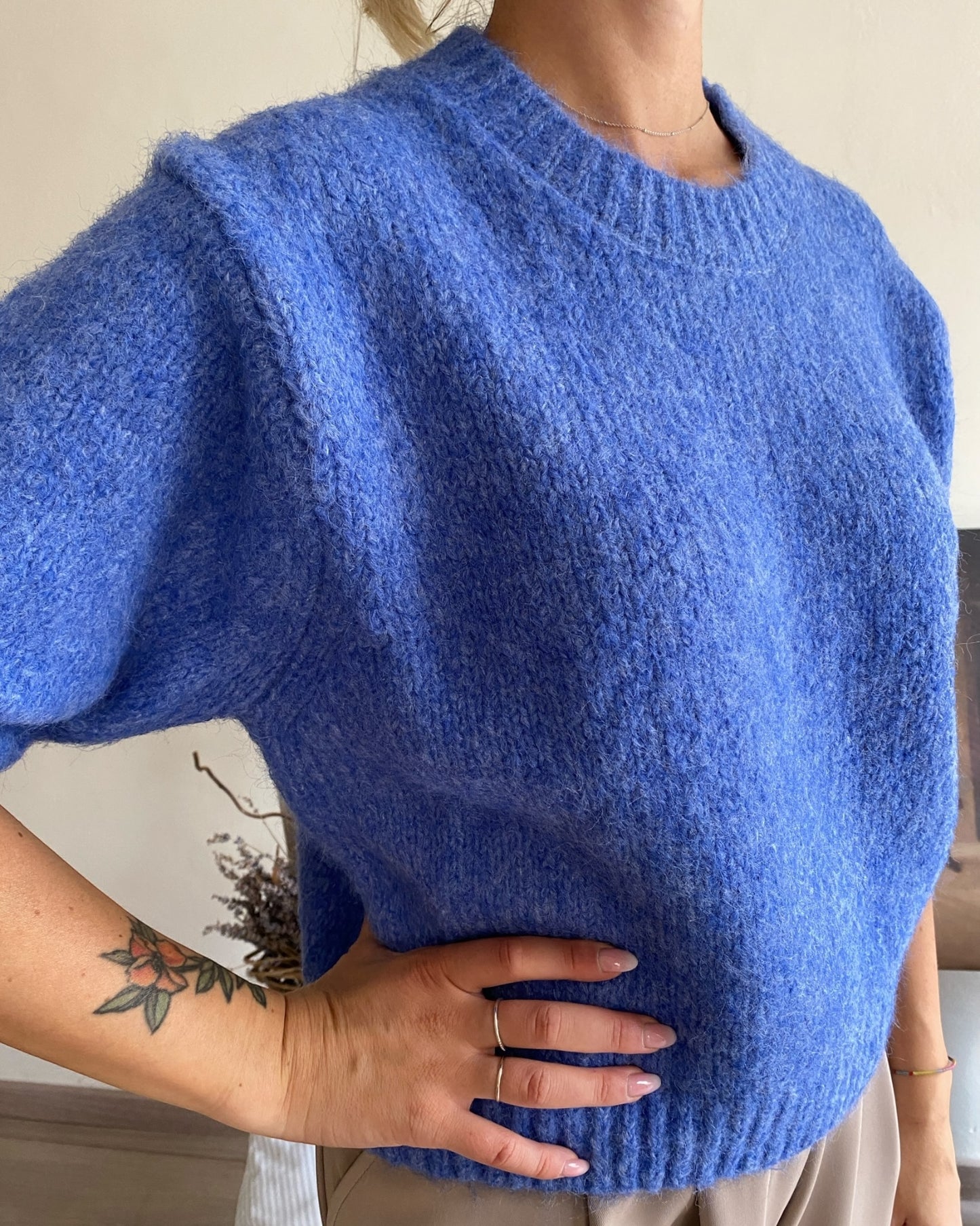 Maglione a scatoletta con manica 3/4 art.78323 LYCIE ARTLOVE