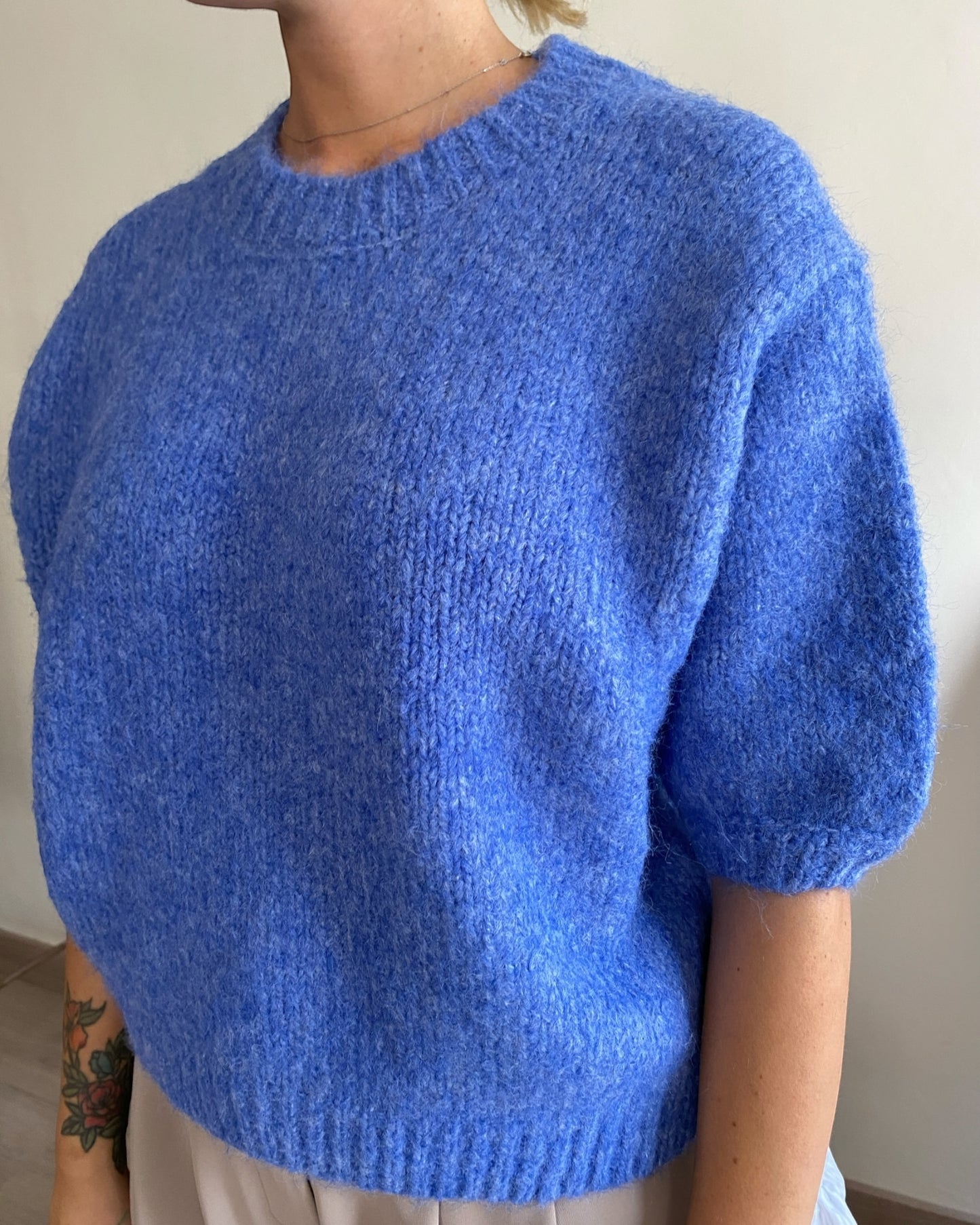 Maglione a scatoletta con manica 3/4 art.78323 LYCIE ARTLOVE