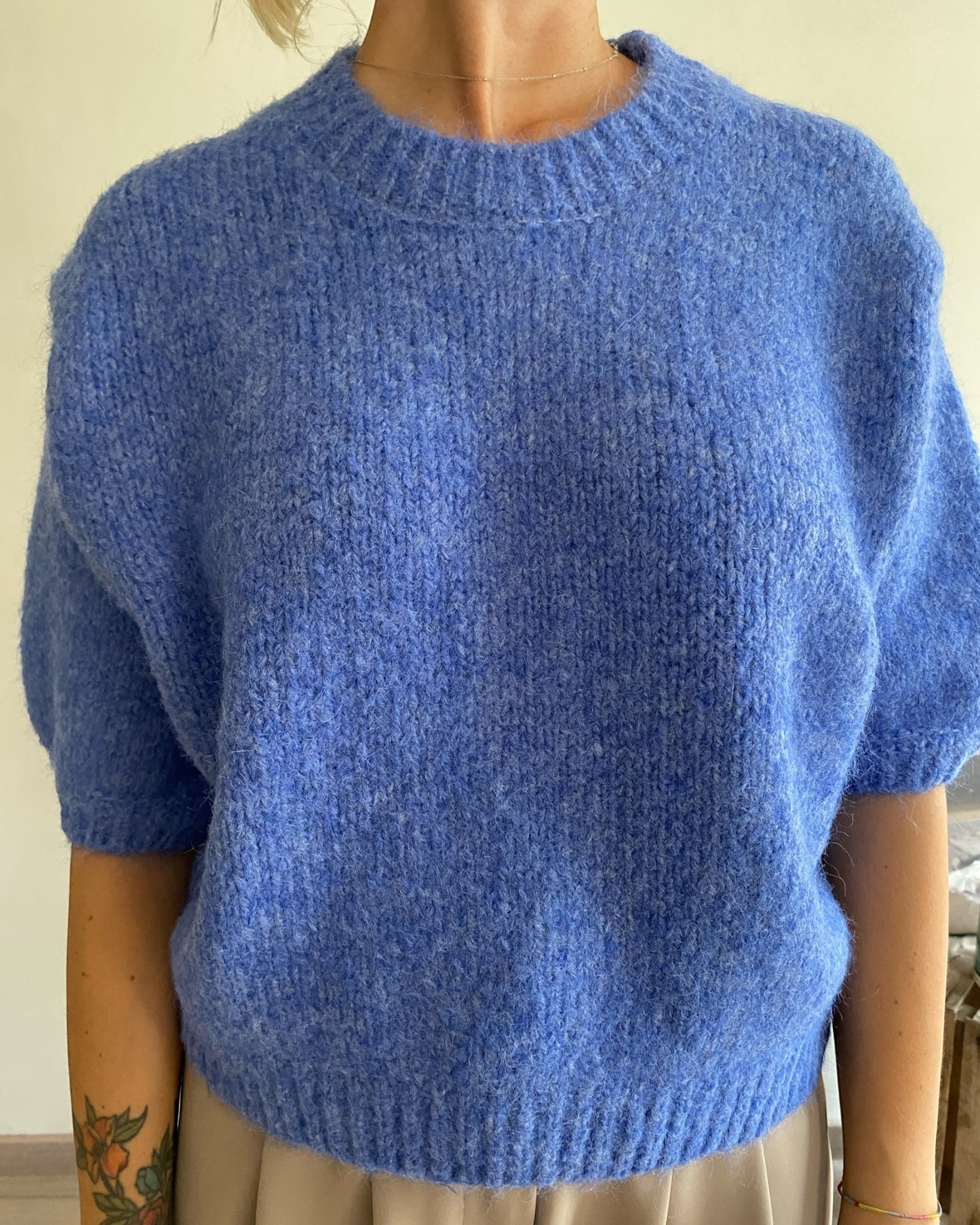 Maglione a scatoletta con manica 3/4 art.78323 LYCIE ARTLOVE