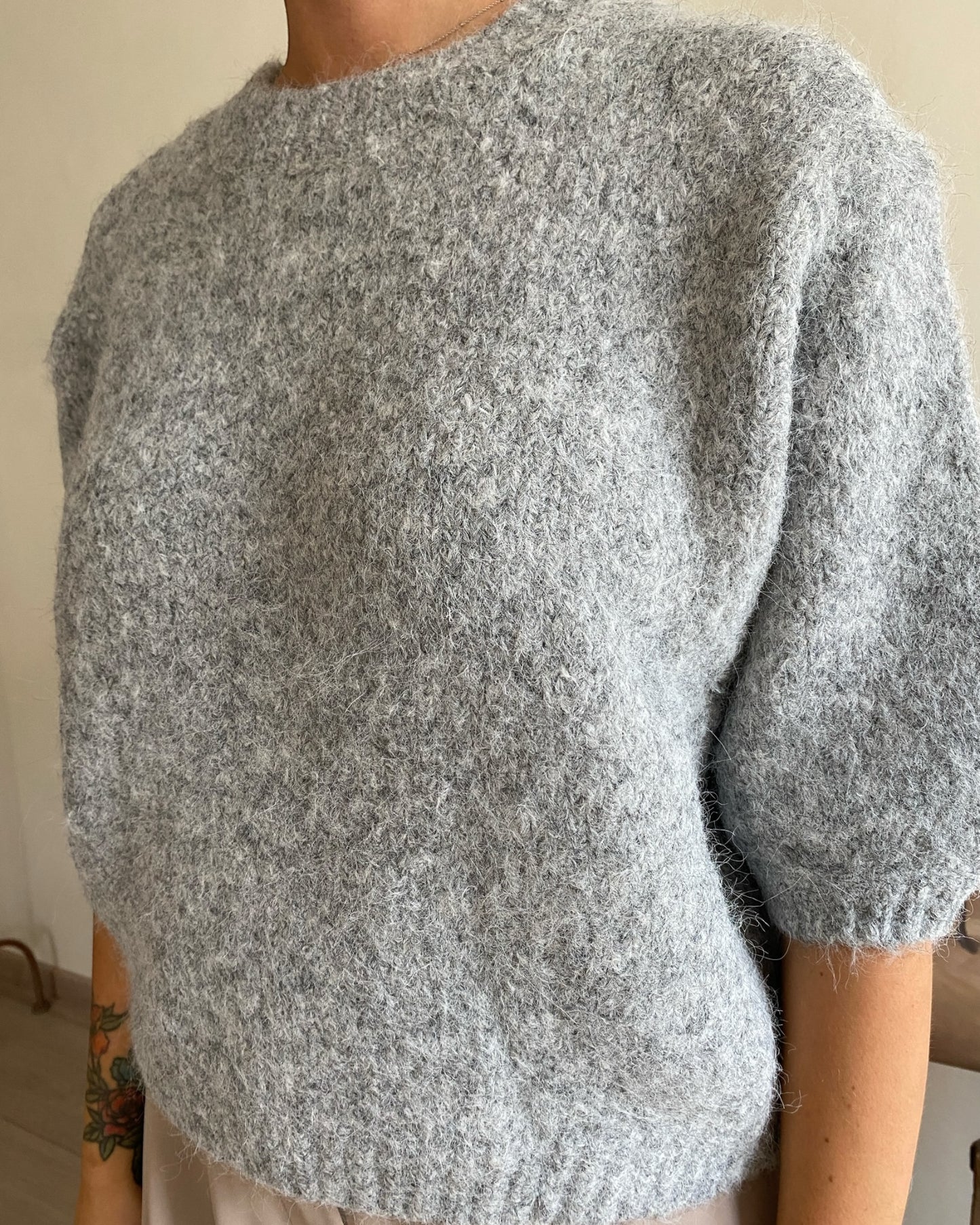 Maglione a scatoletta con manica 3/4 art.78323 LYCIE ARTLOVE