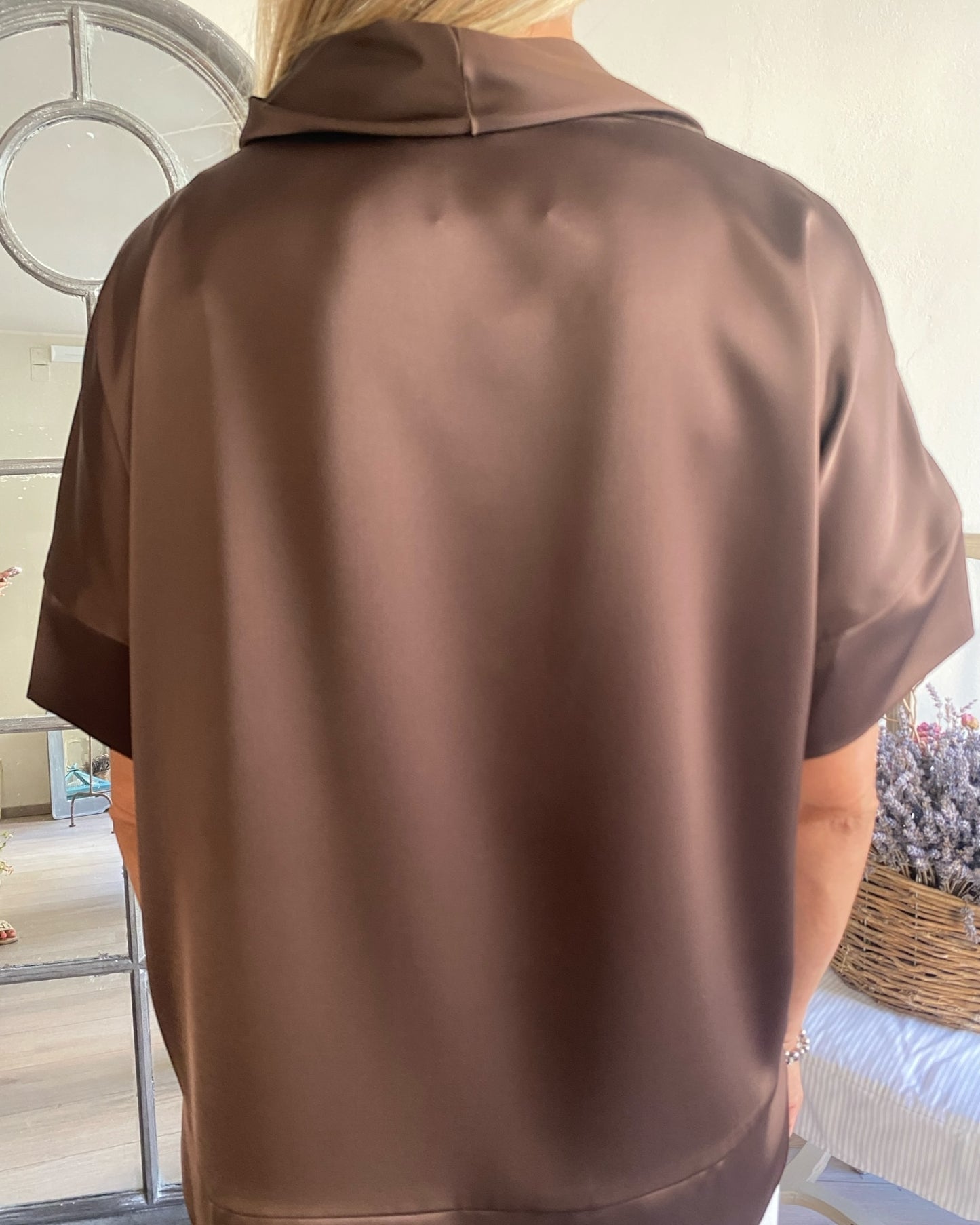 Blusa con collo ciambella art. L24YBF VERBENA LOLA by SANDRO FERRONE