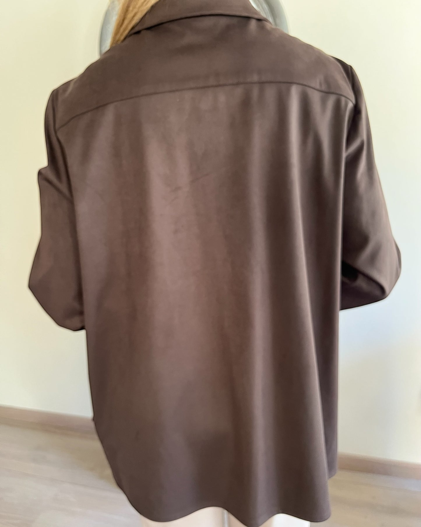 Camicia in eco daino art. L24YBF BIETOLA Lola by Sandro FERRONE