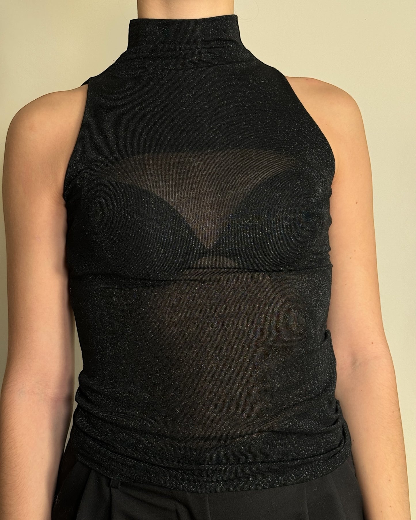 Lupetto smanicato lurex art. QI8BD5 KINGKONG