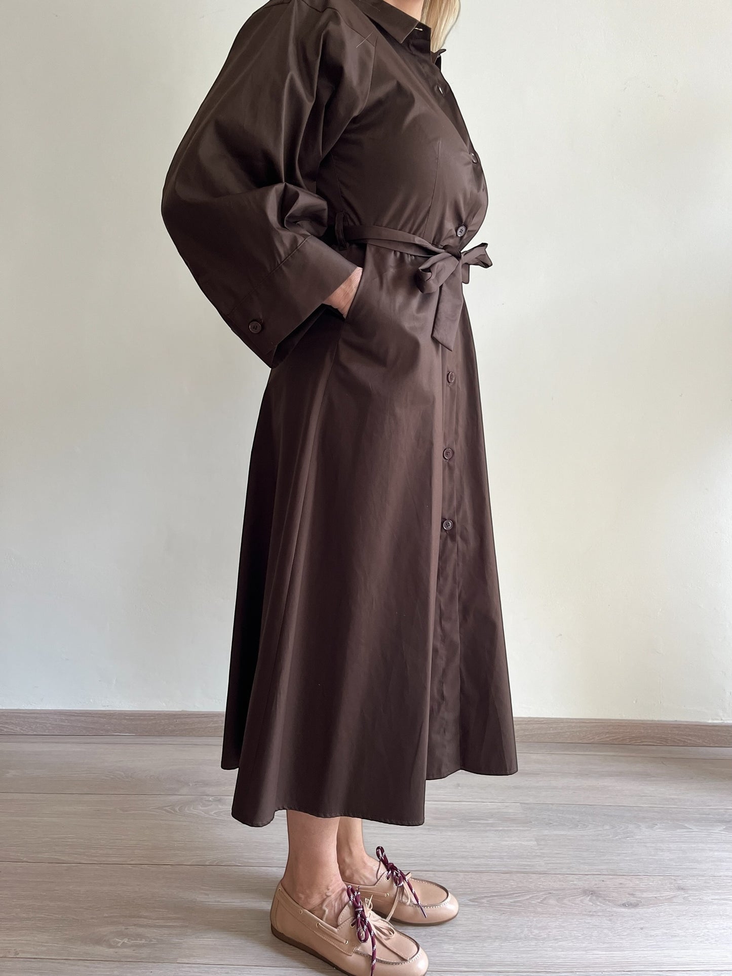 Abito in tela di cotone art. S15XBF BIANCA SANDRO FERRONE