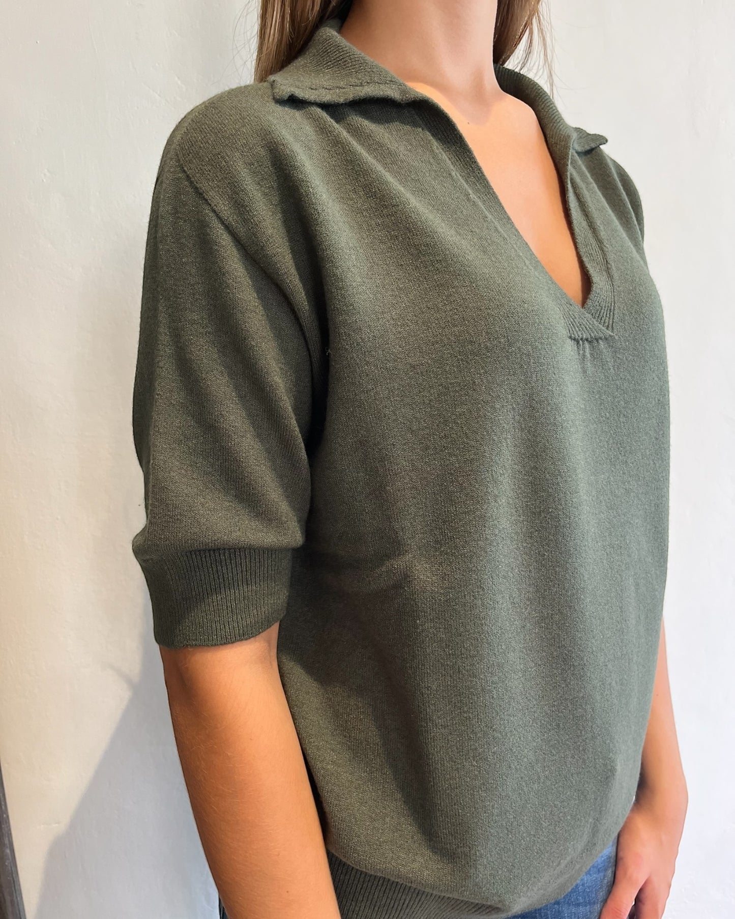 Polo manica corta in viscosa art.520911 CHEAP&CHIC