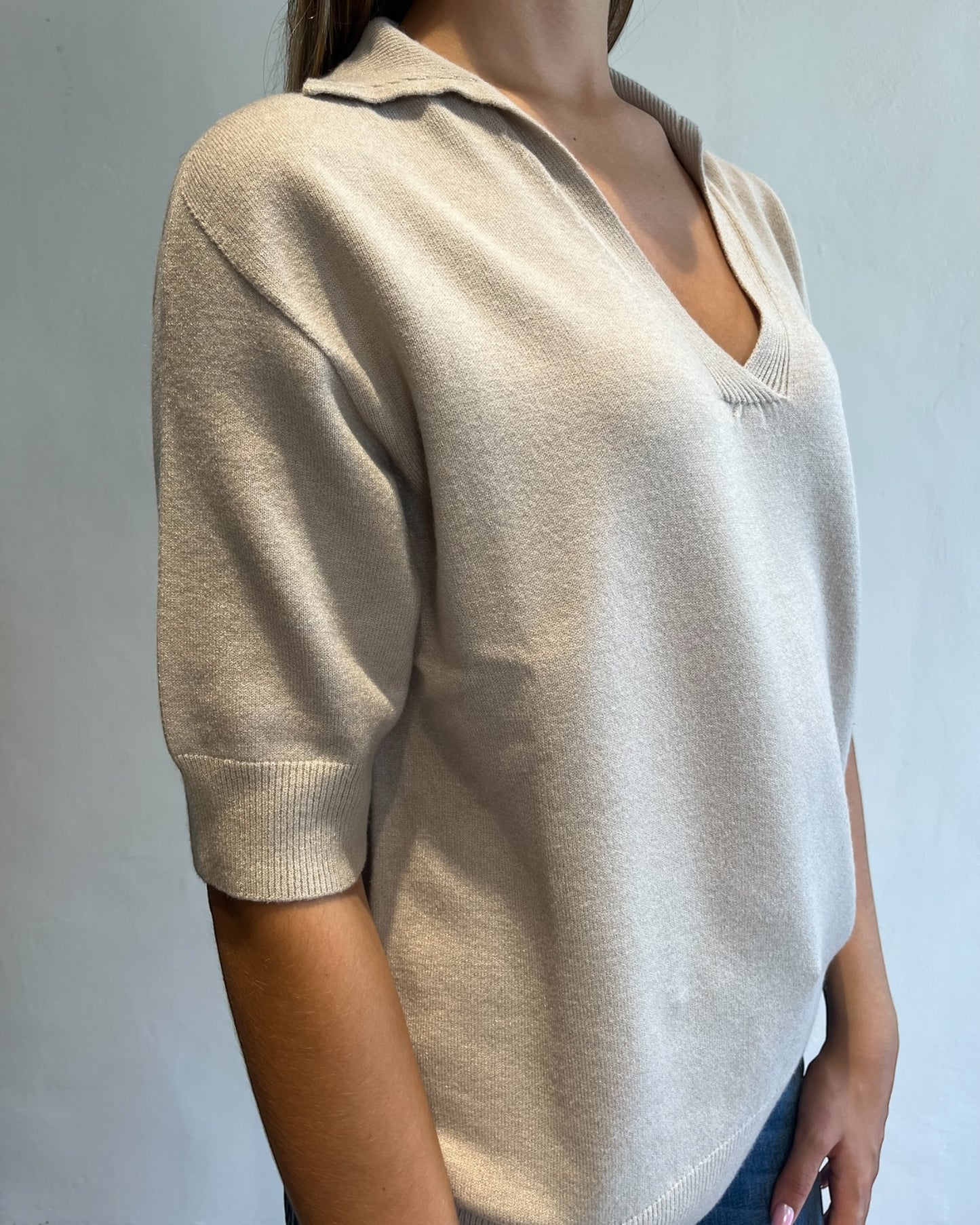 Polo manica corta in viscosa art.520911 CHEAP&CHIC