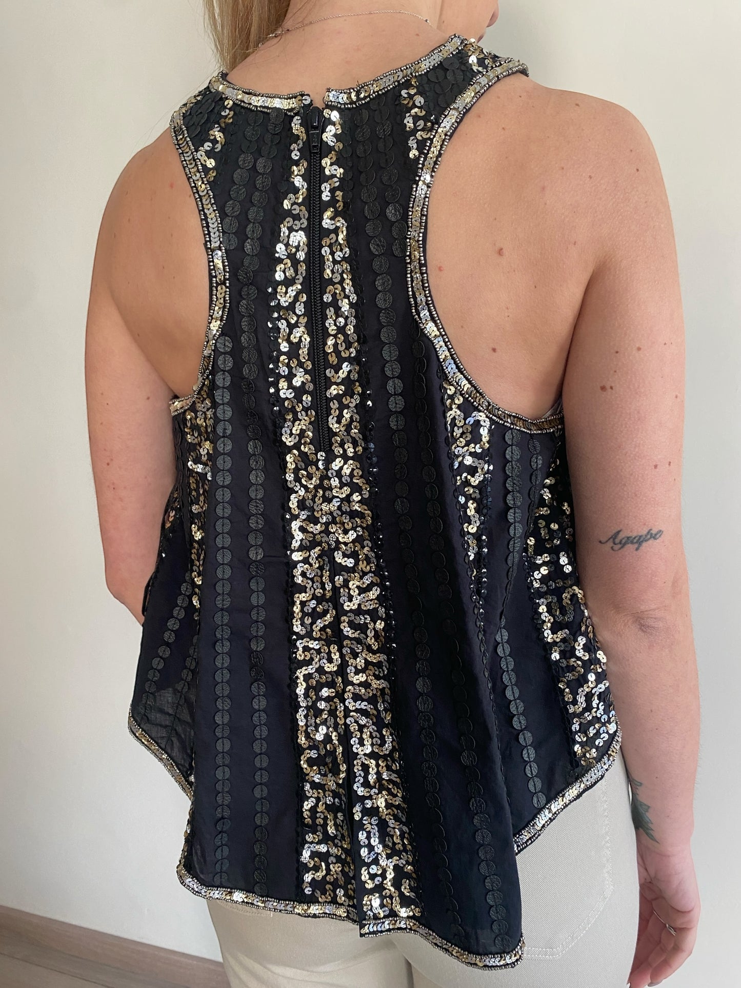Top paillettes art. R535001A DIXIE