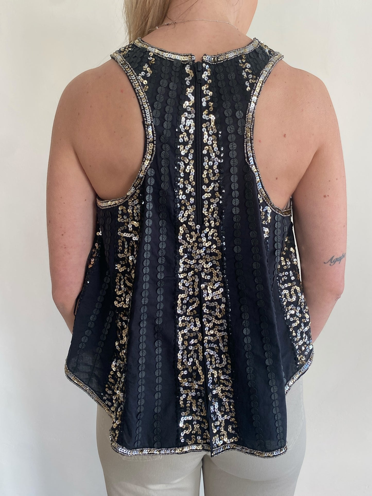 Top paillettes art. R535001A DIXIE