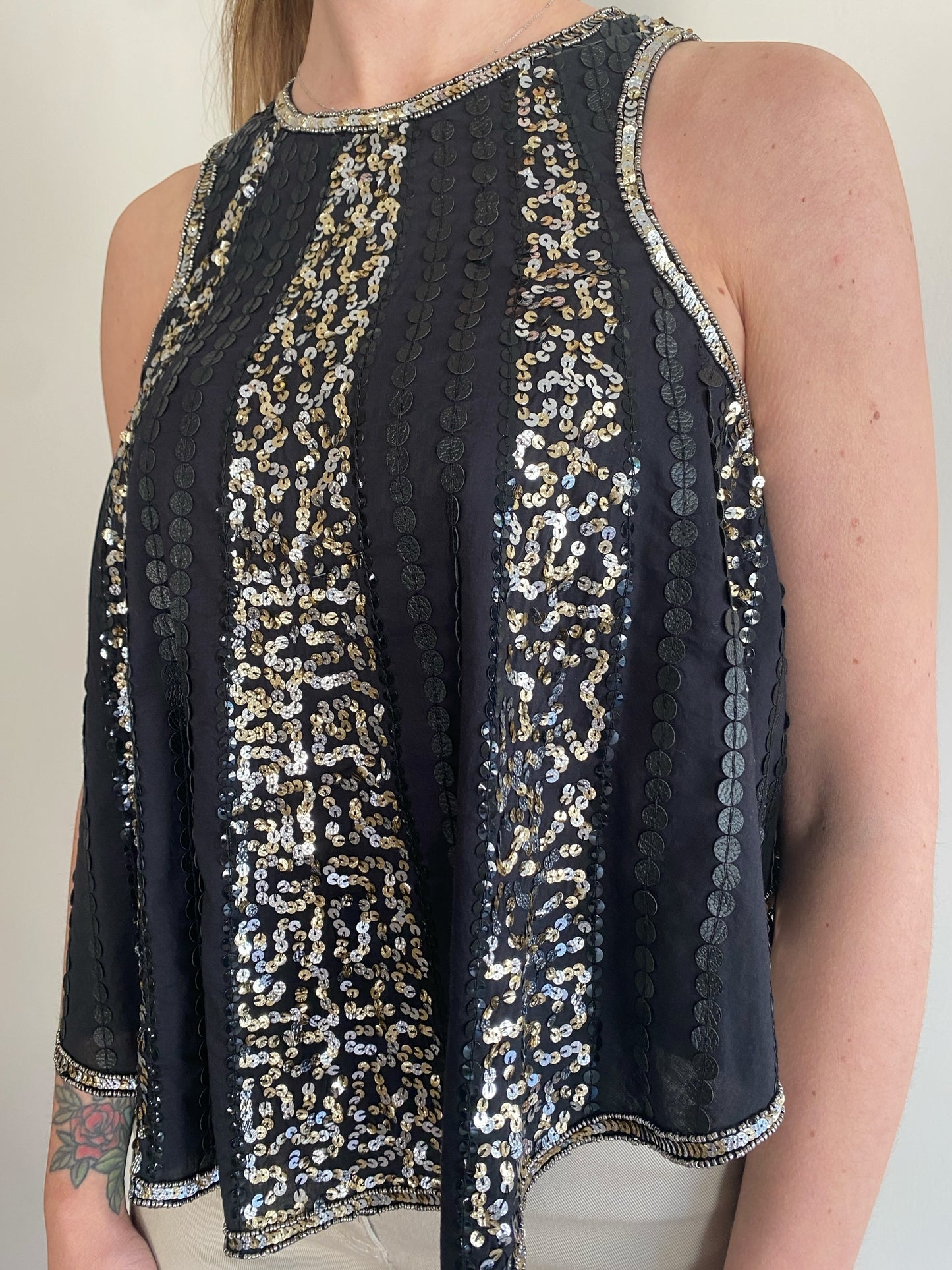Top paillettes art. R535001A DIXIE