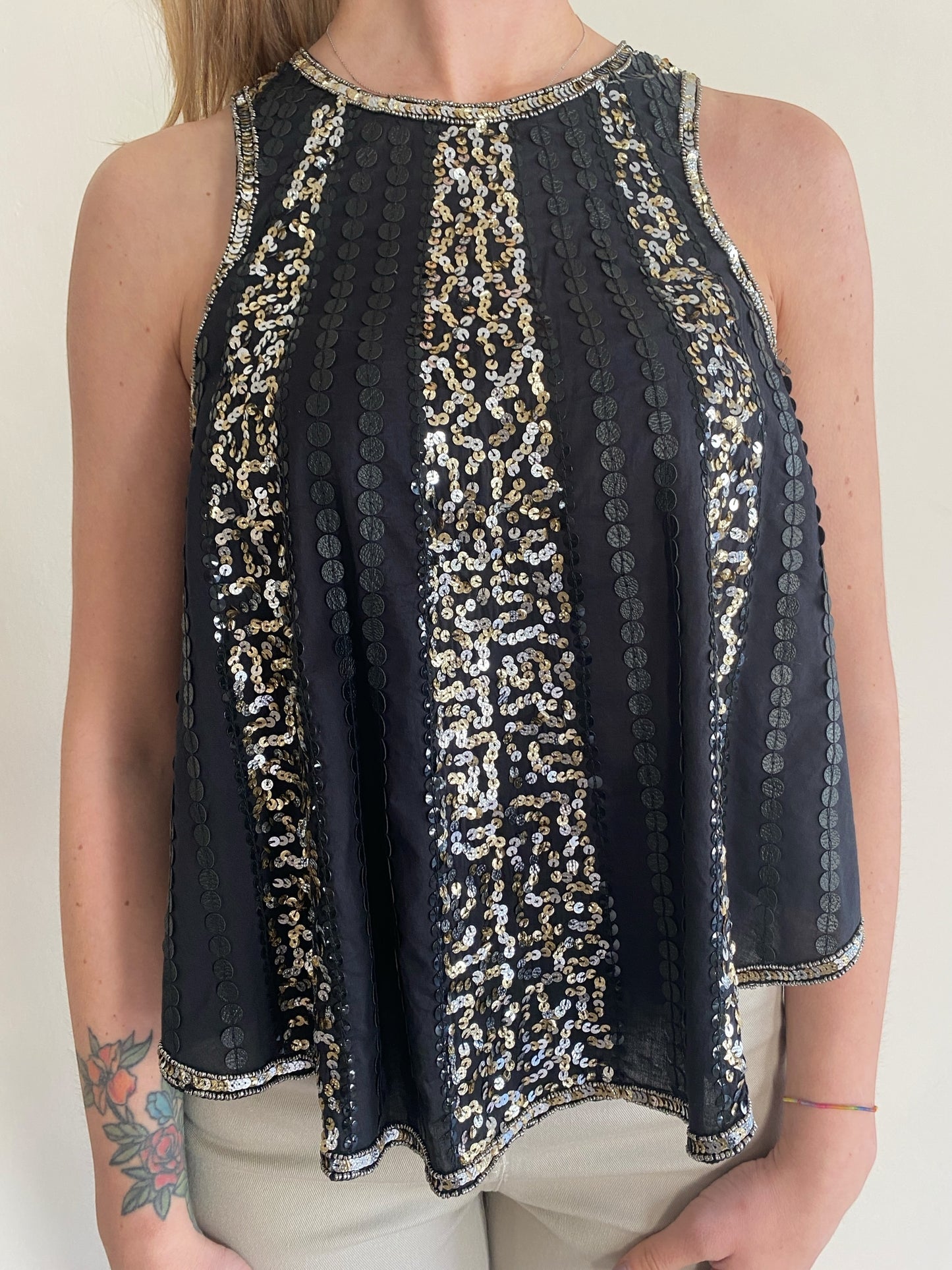 Top paillettes art. R535001A DIXIE